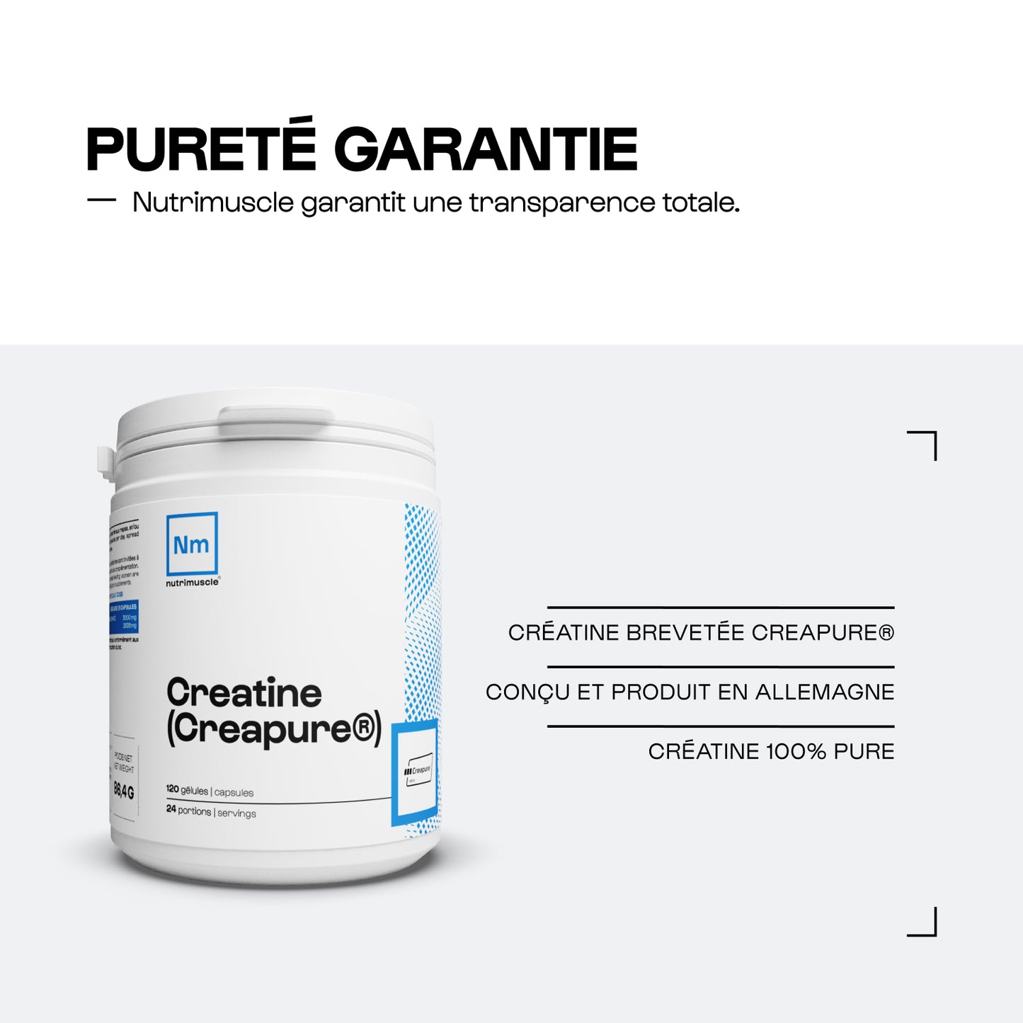 Créatine (Creapure®) en gélules