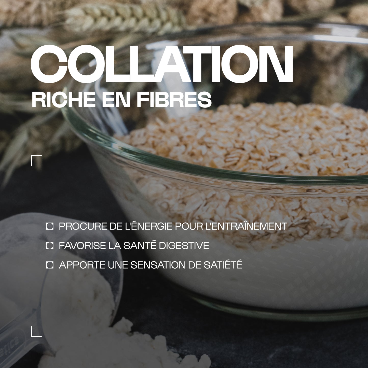 Flocons d'avoine biologiques