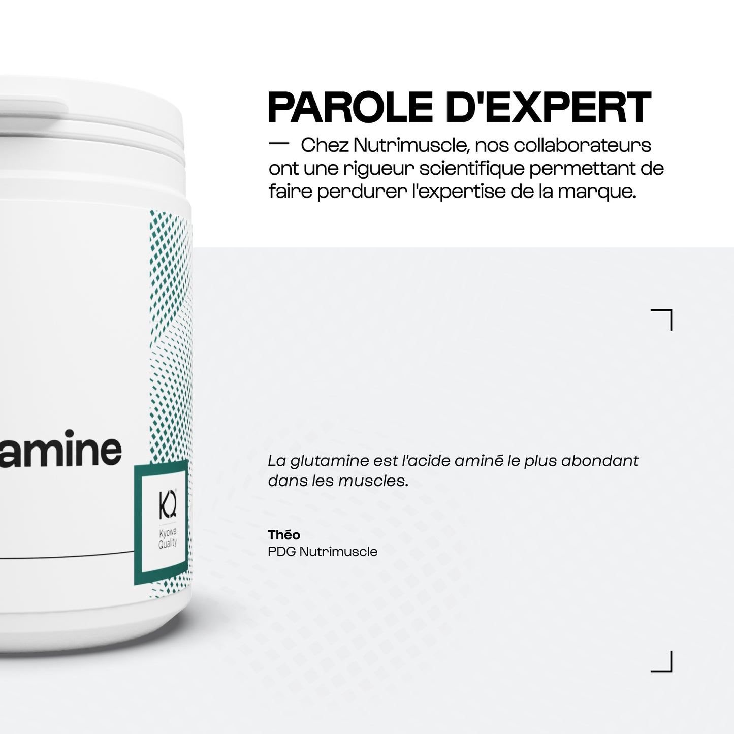 Glutamine (L-Glutamine) en gélules