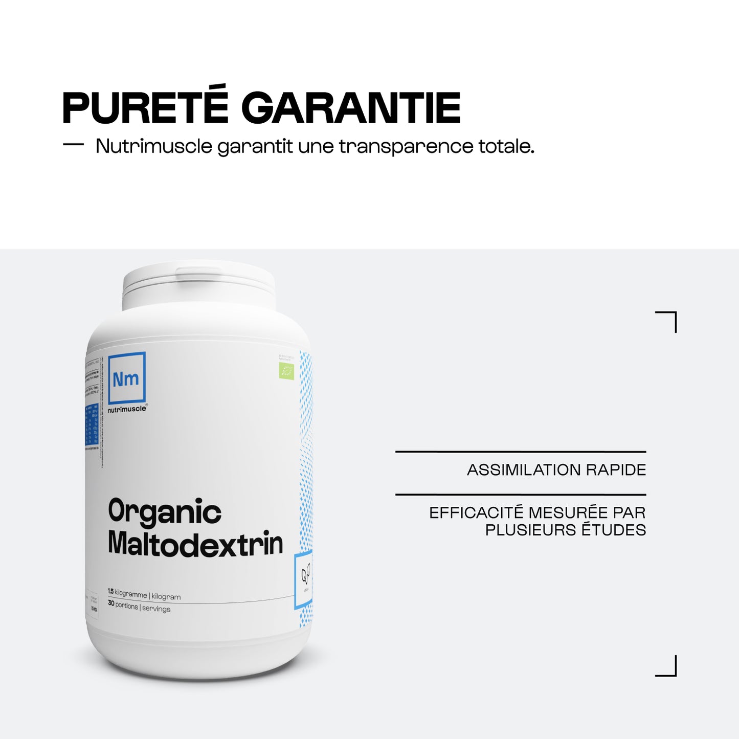 Maltodextrine biologique