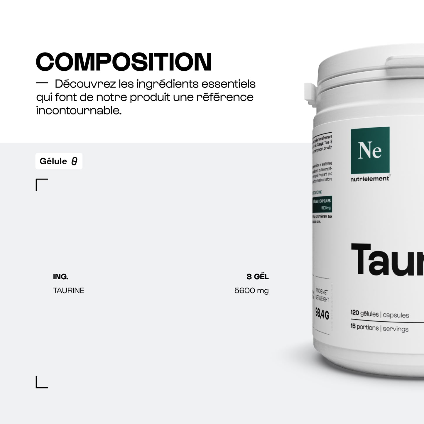 Taurine en gélules