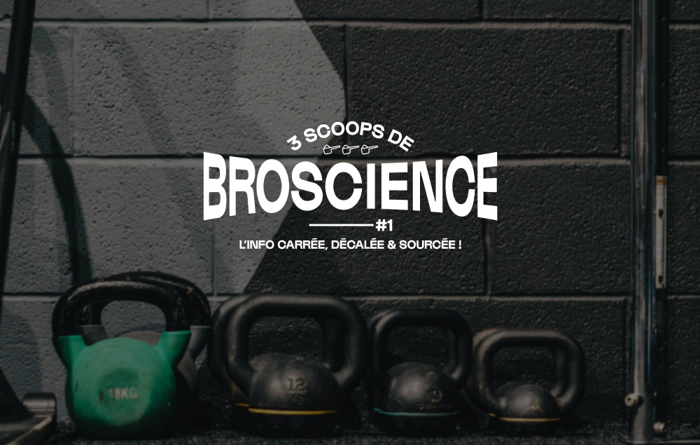 3 scoops de Broscience : le manuel pour tout savoir sur les compléments alimentaires