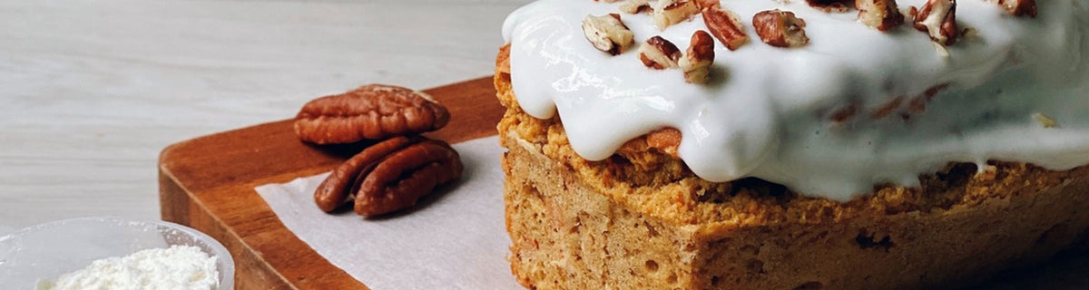 Recette : carrot cake protéiné à la patate douce