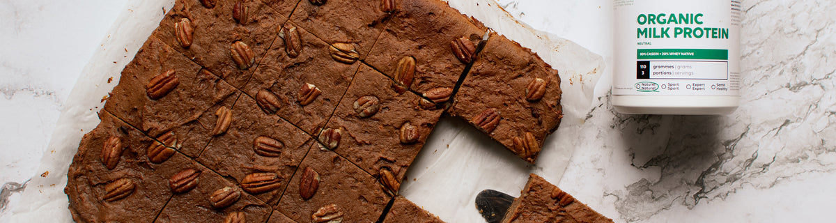 gâteau protéiné aux patates douces et chocolat
