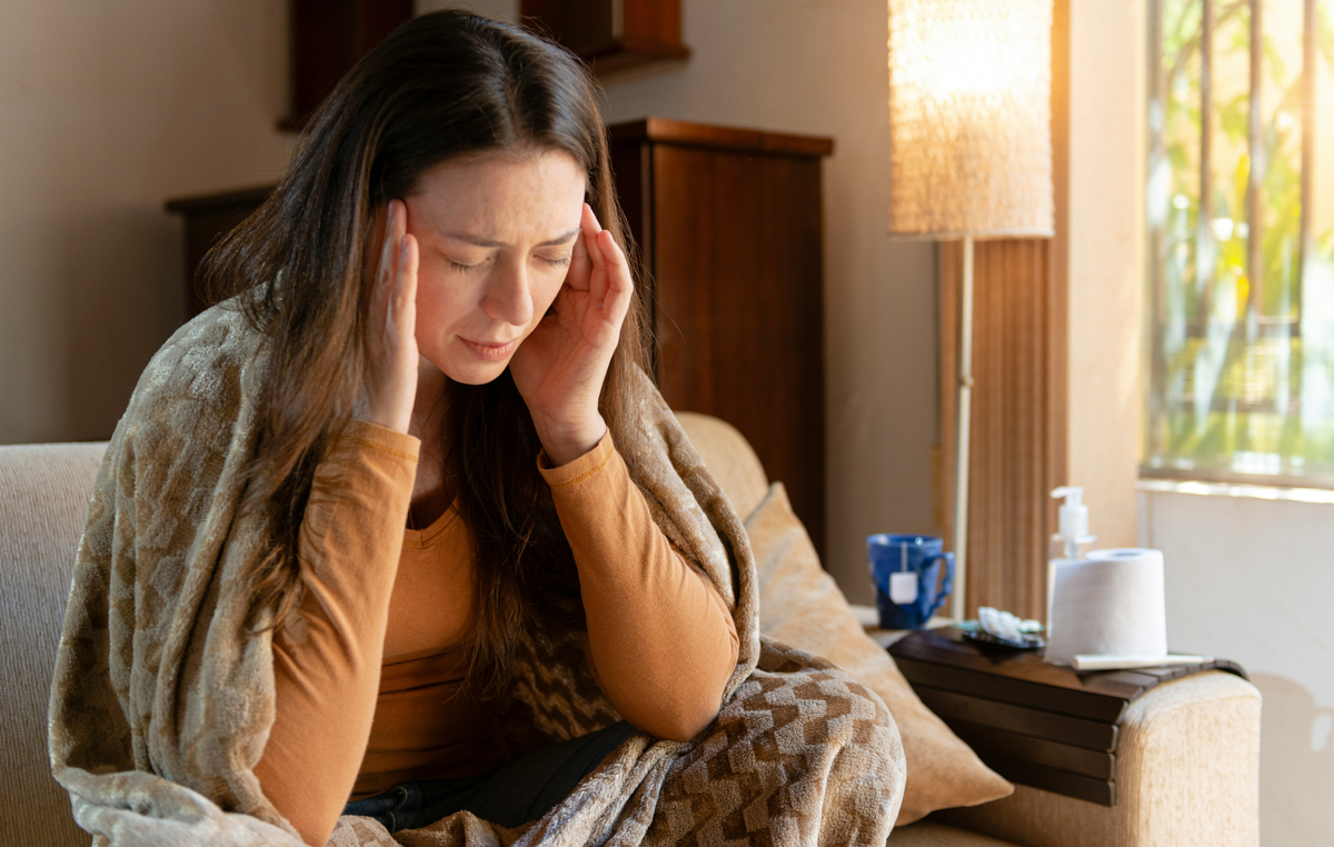 Femme qui paraît fatiguée 