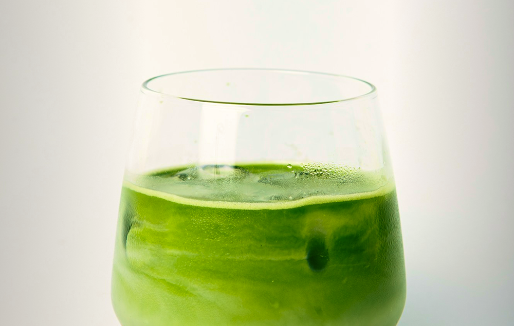 verre de matcha