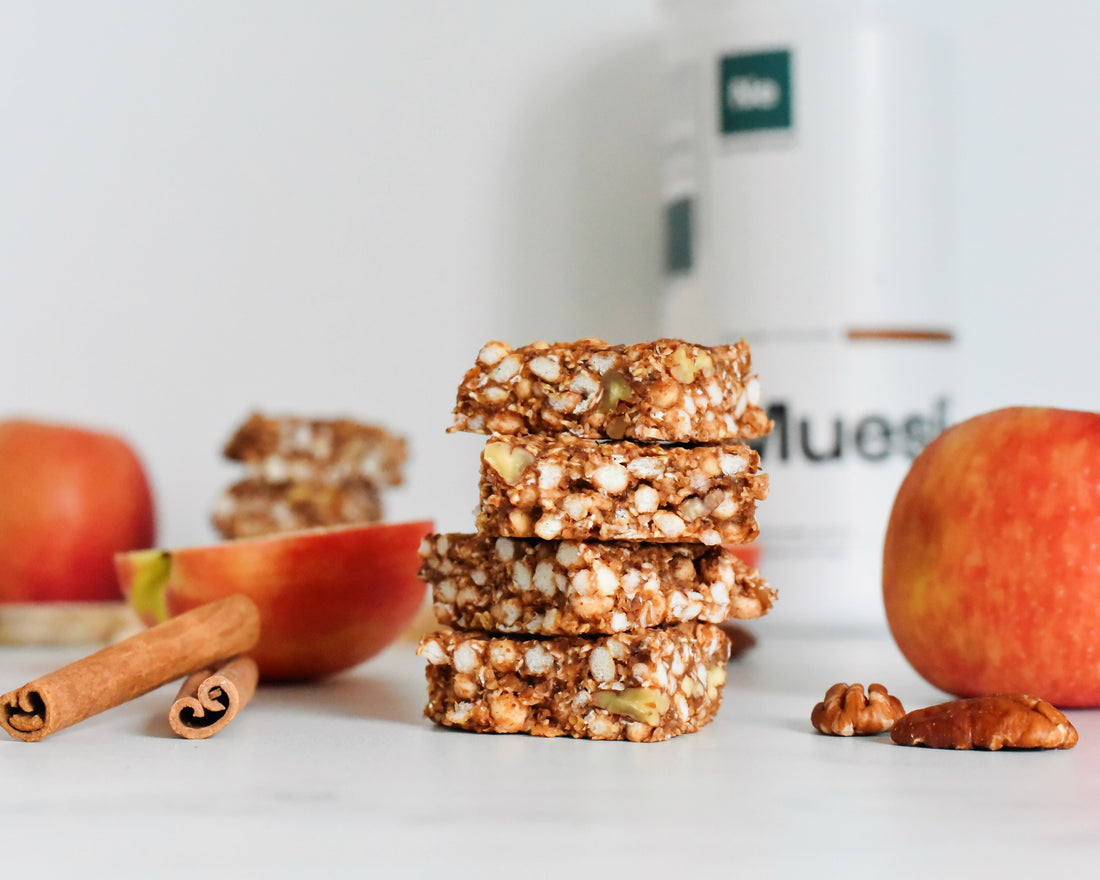 Recette : Barres muesli pomme cannelle