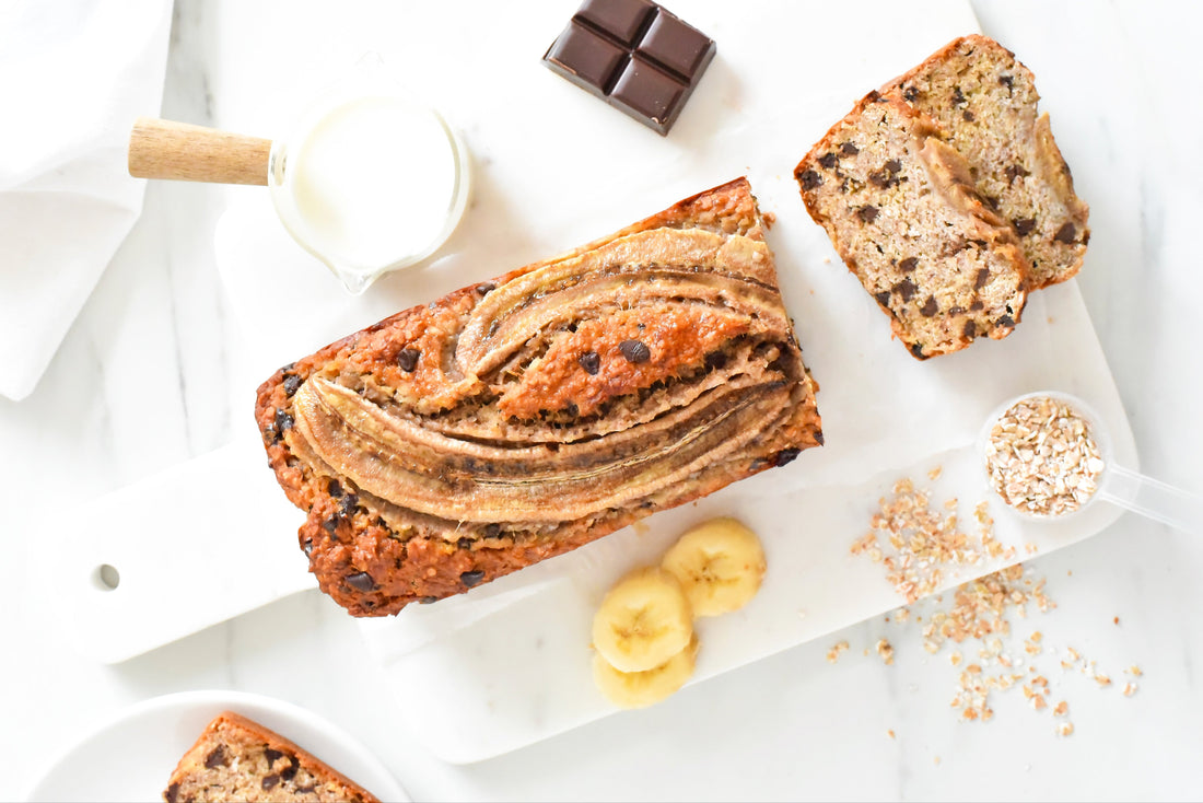 banana bread flocons de sarrasin