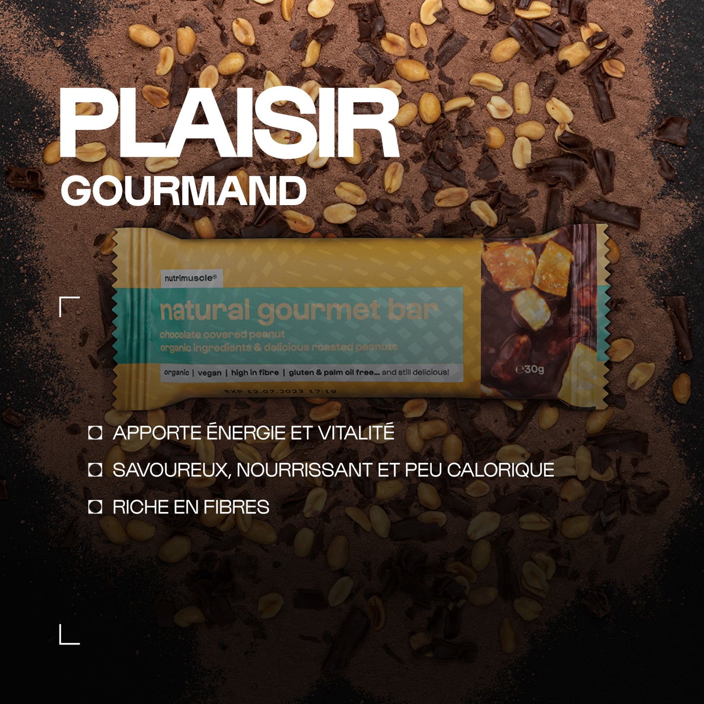 Barre gourmande bio