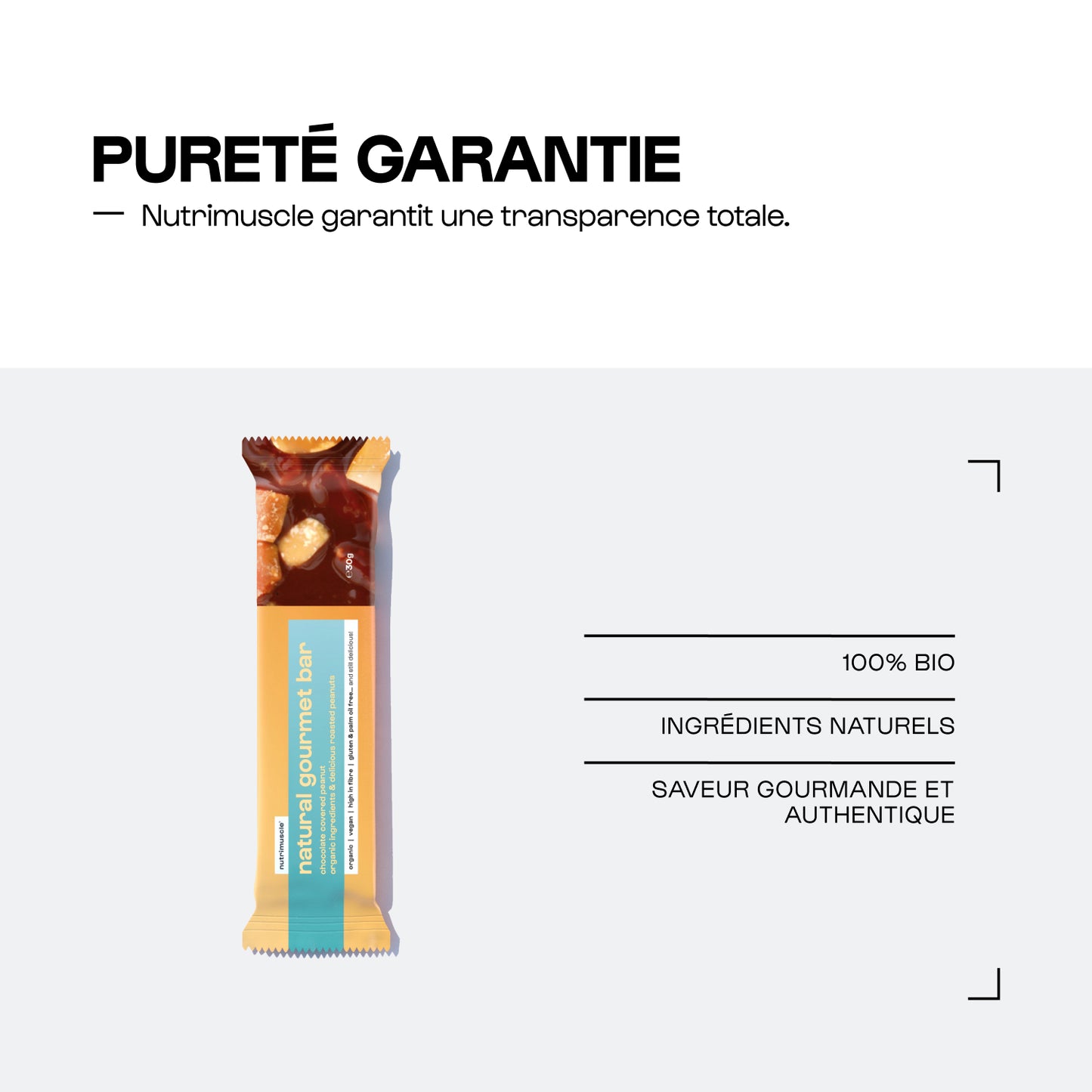 Barre gourmande bio