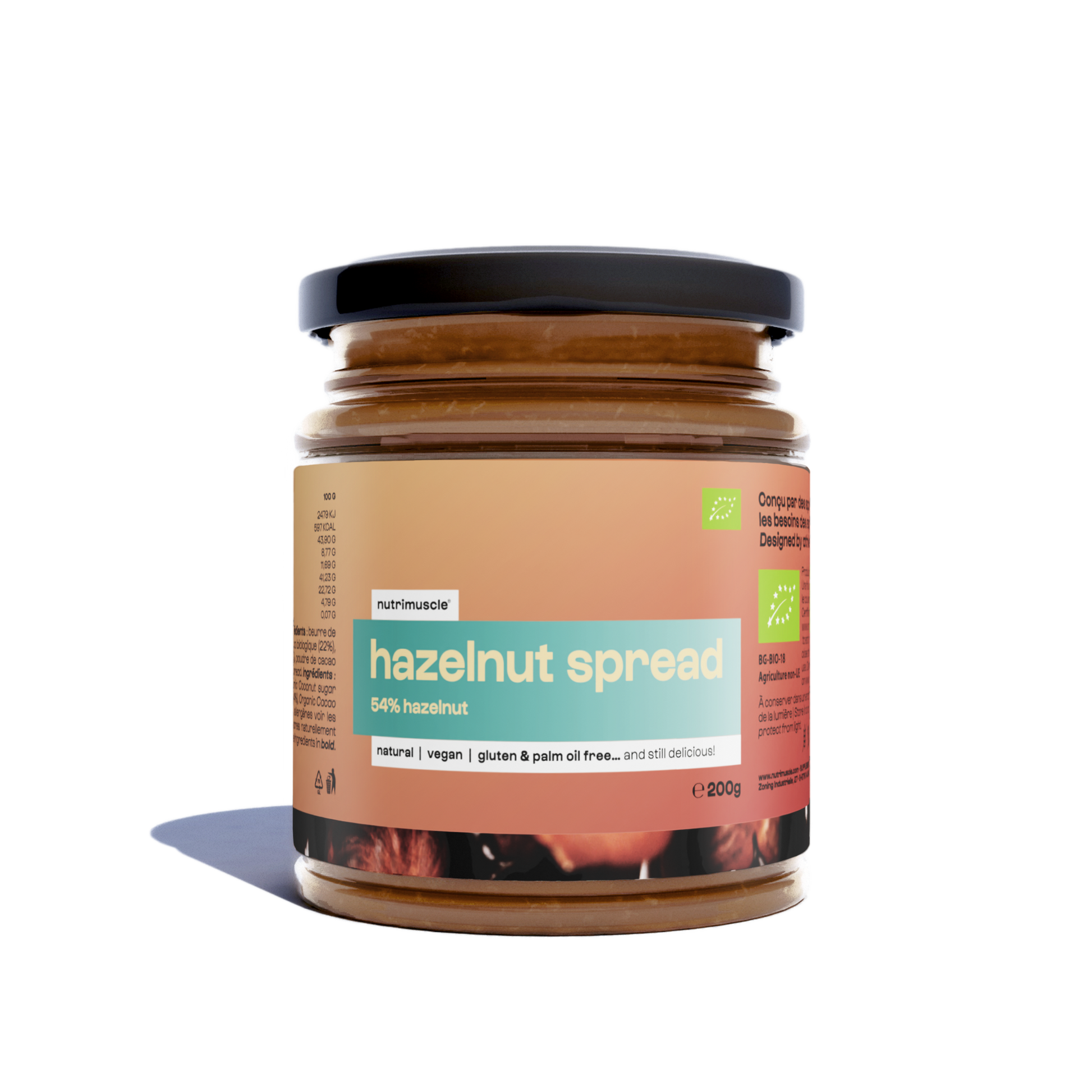 Pâte à tartiner choco-noisette bio