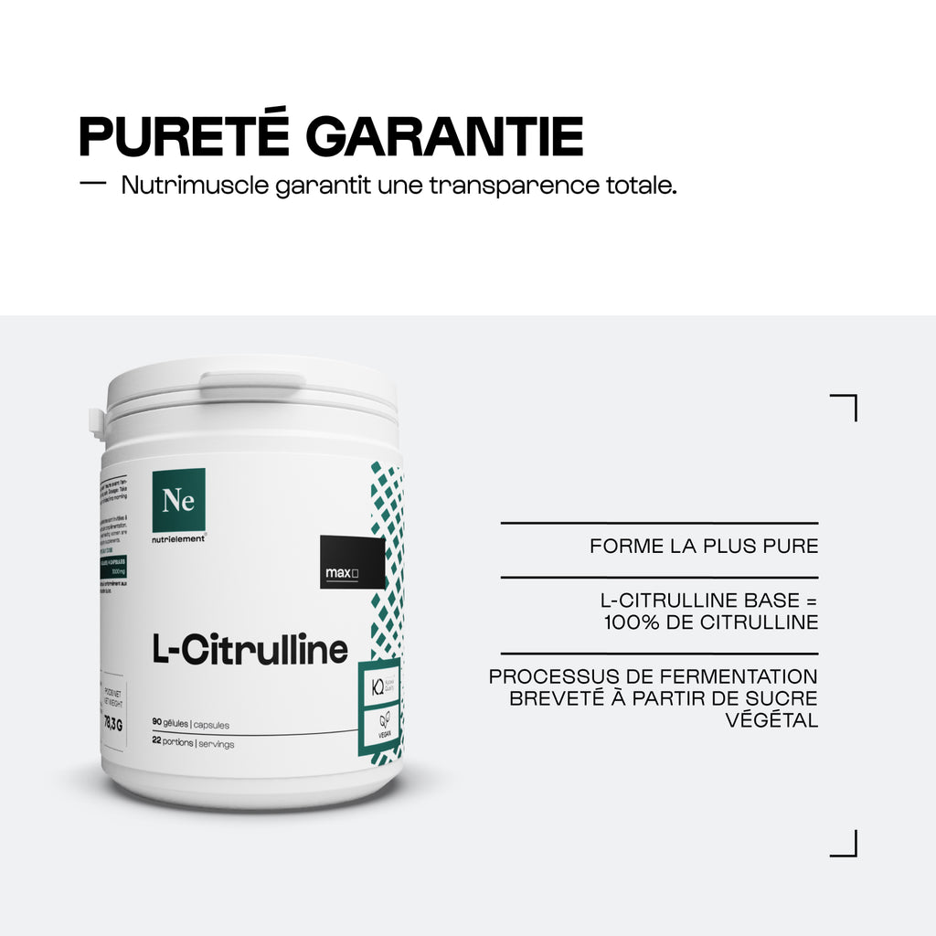Citrulline (L-citrulline base) en gélules