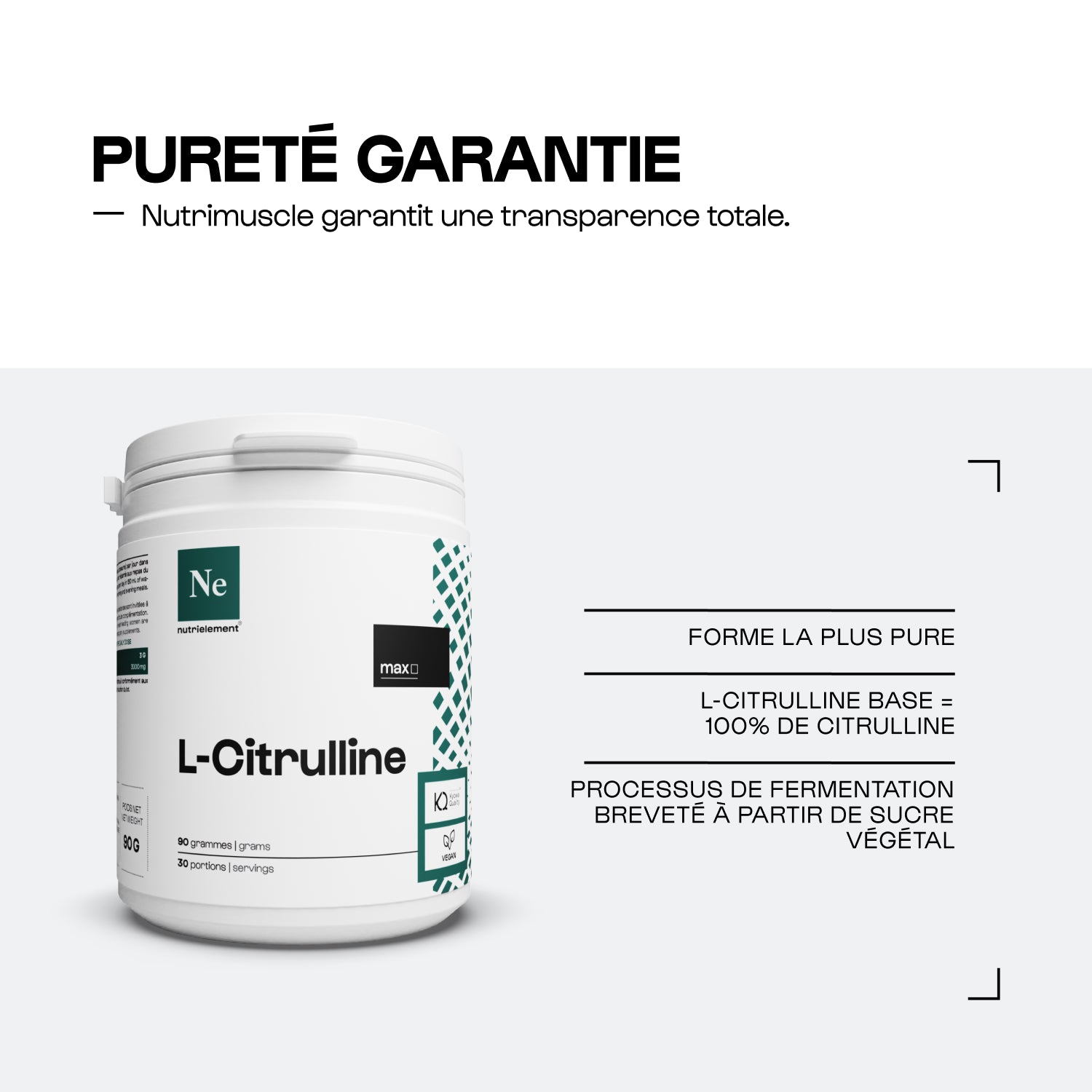 Citrulline (L-citrulline base) en poudre