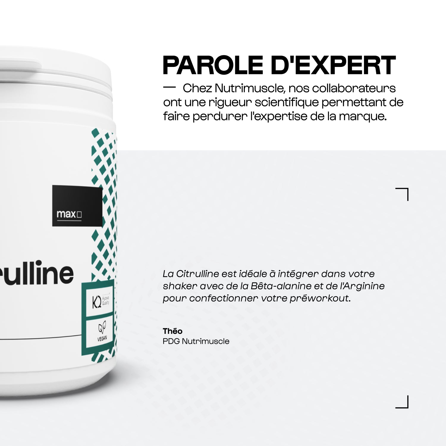 Citrulline (L-citrulline base) en poudre