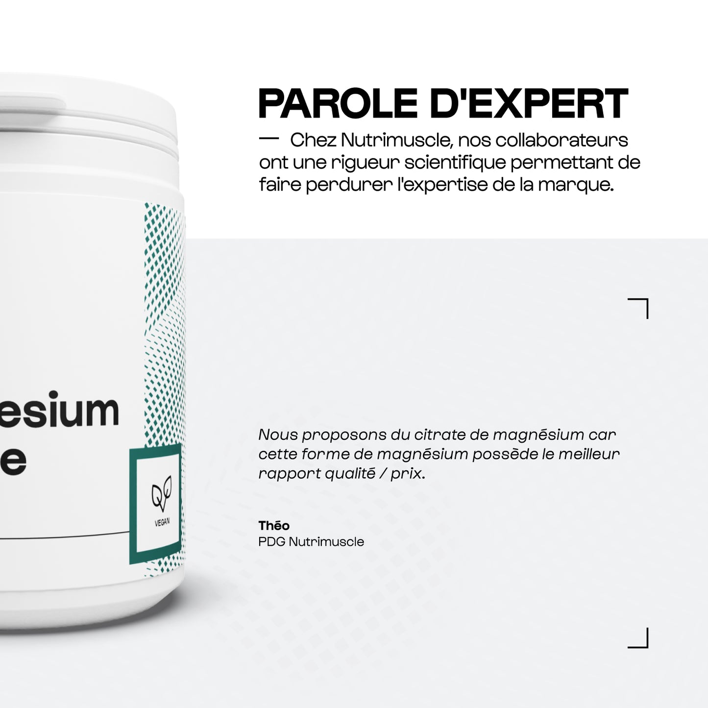 Citrate de Magnésium en poudre