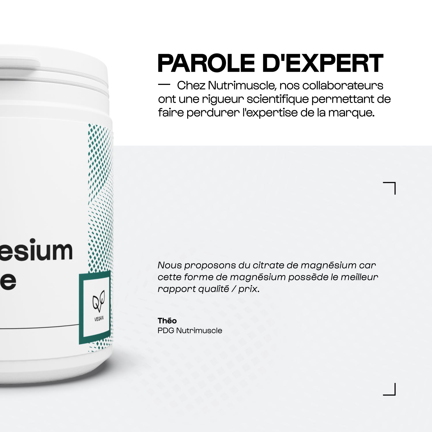 Citrate de Magnésium en poudre
