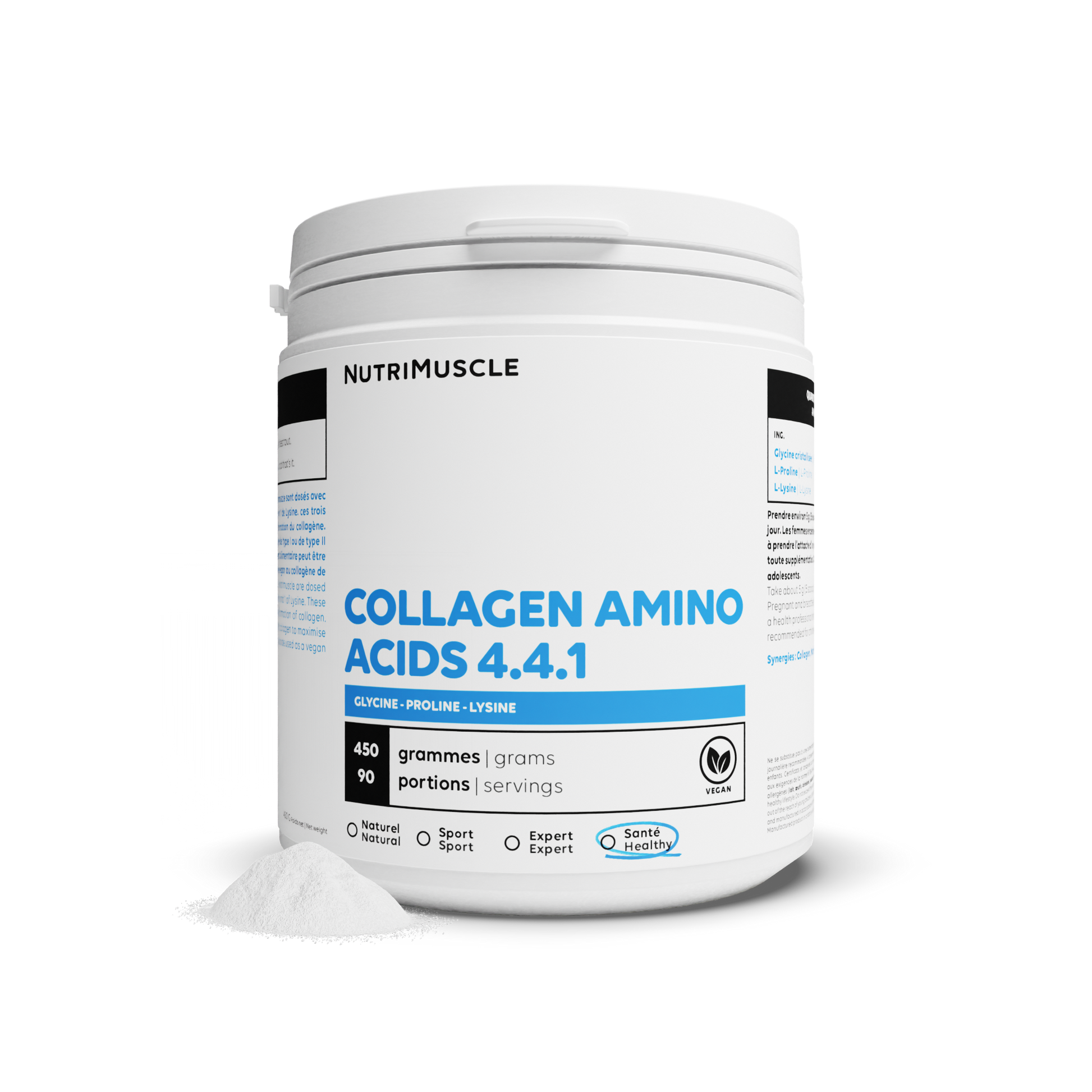 Acides Aminés du Collagène 4.4.1 en poudre