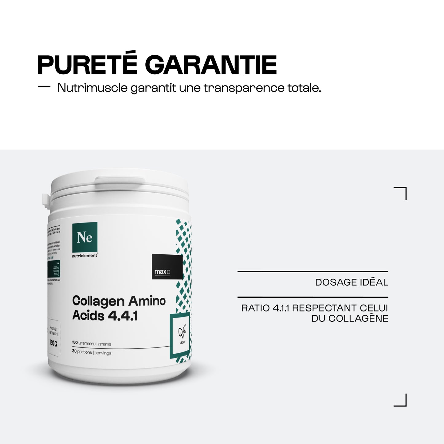 Acides Aminés du Collagène 4.4.1 en poudre