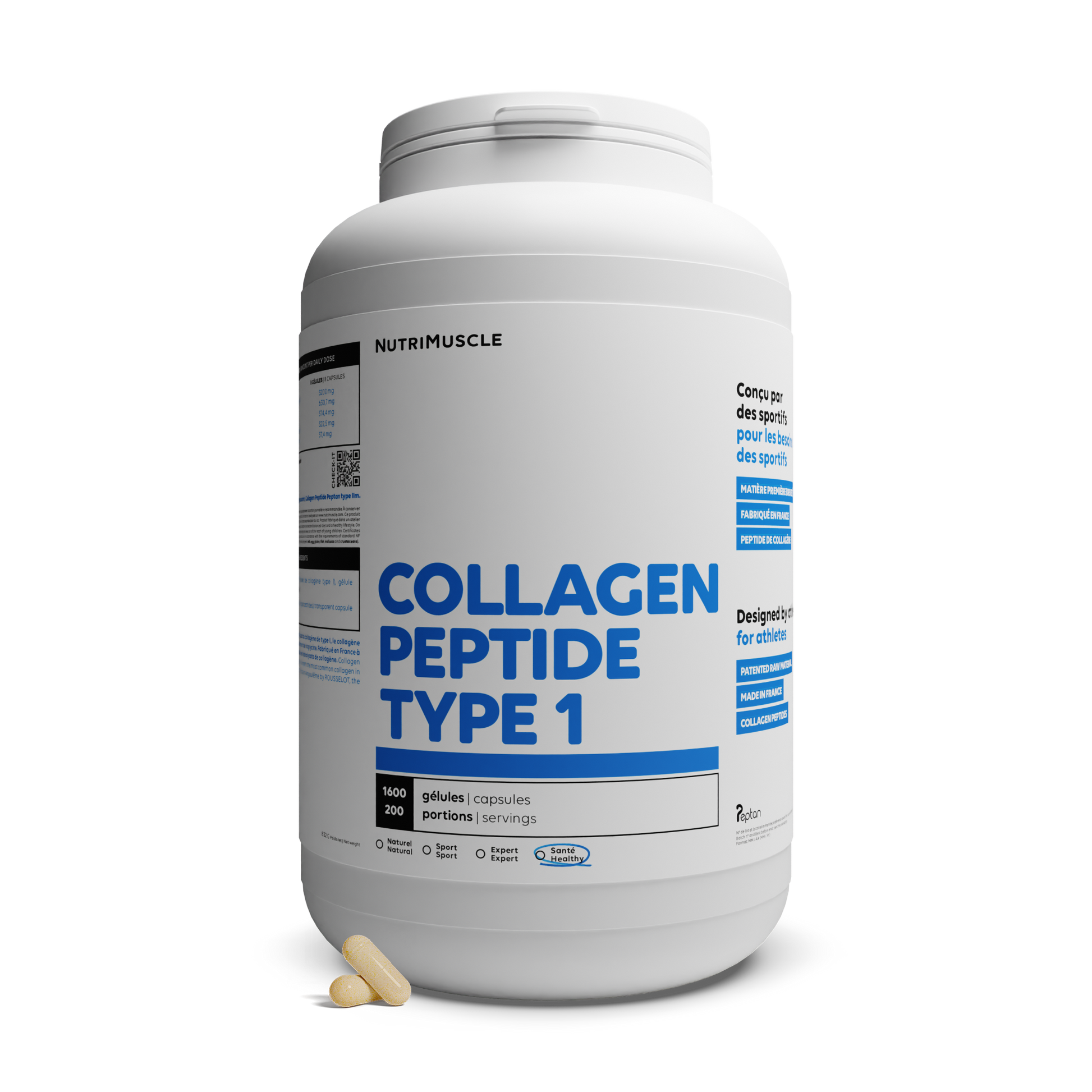 Collagène Peptides Peptan® 1 en gélules