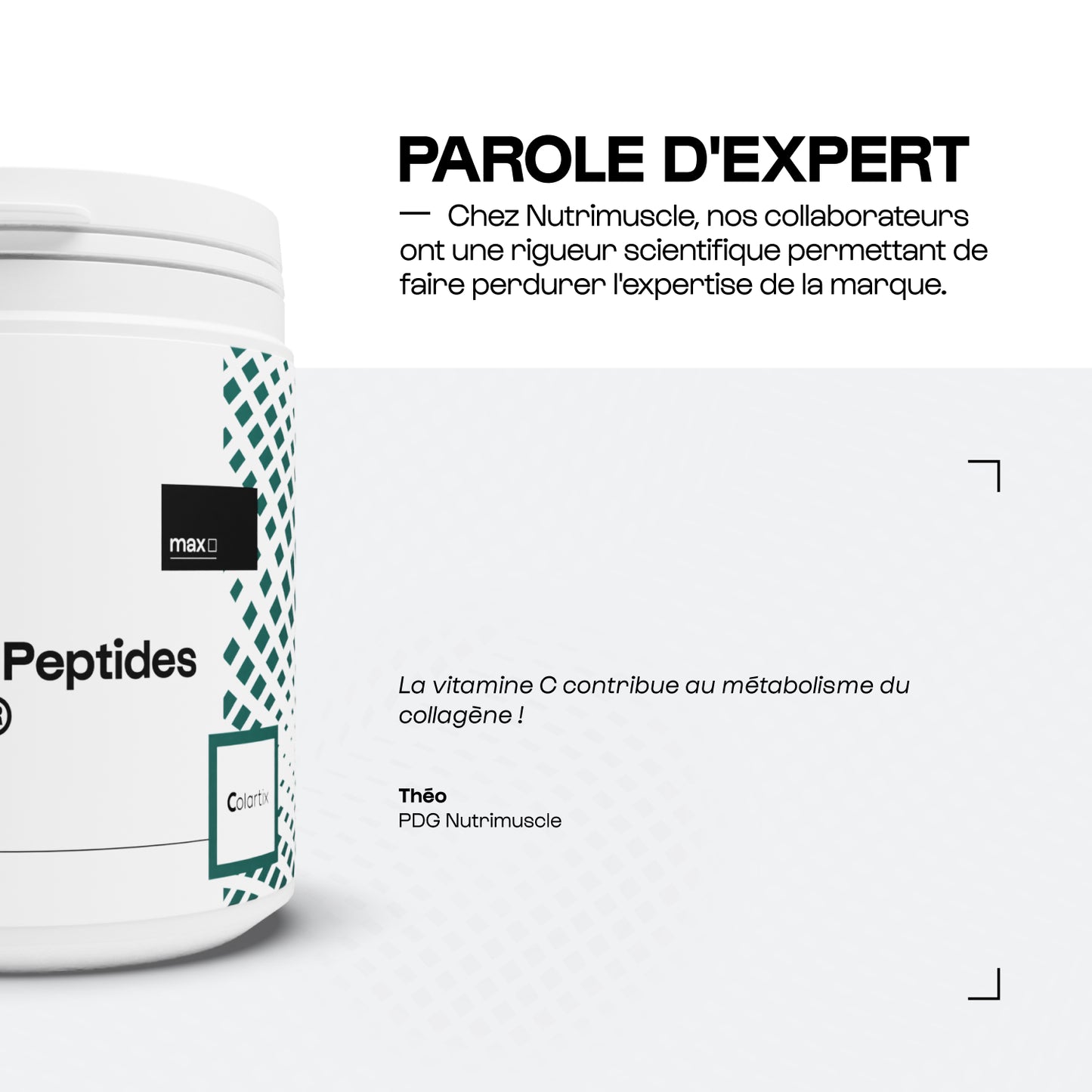 Collagène Colartix (Peptan® II) en poudre