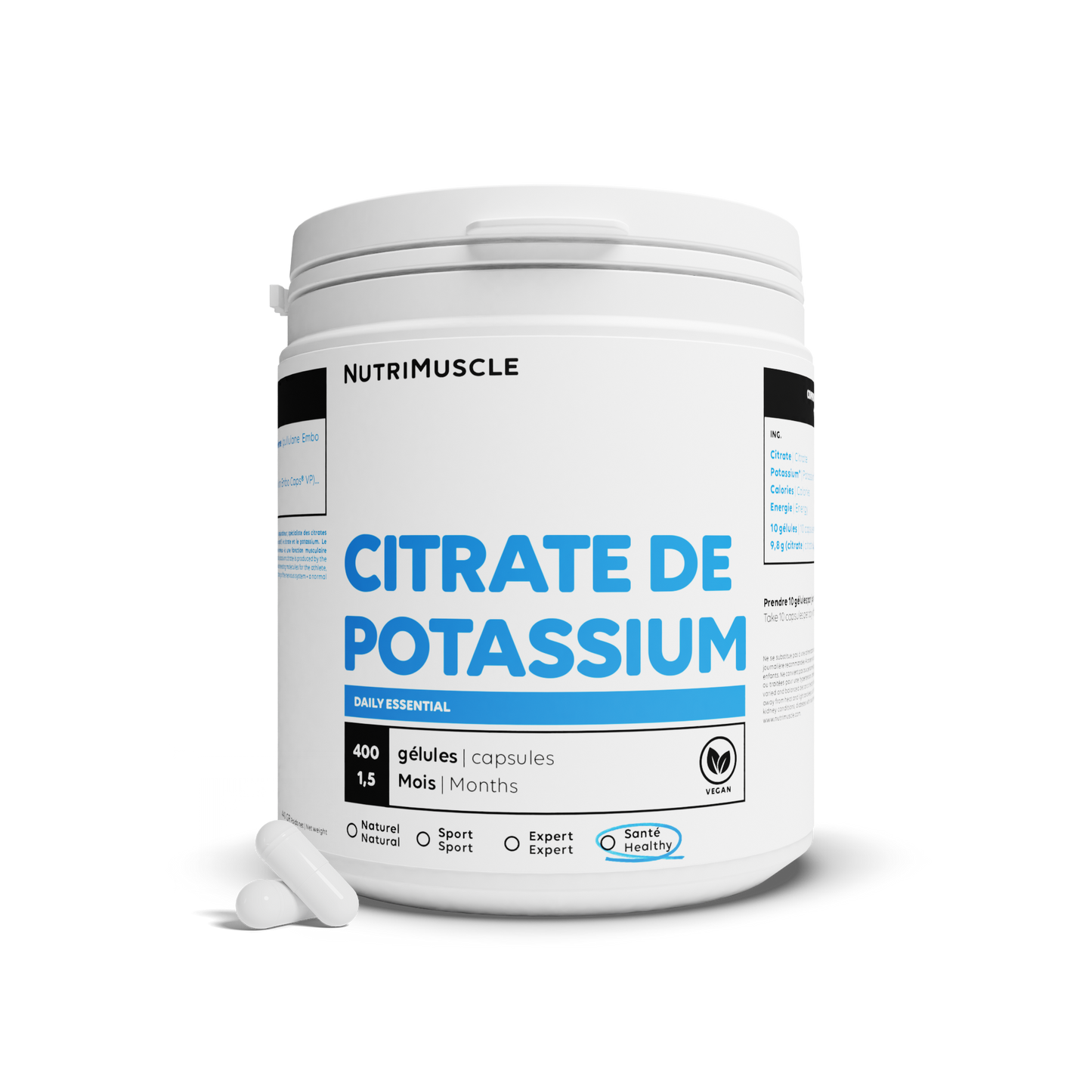 Citrate de Potassium en gélules