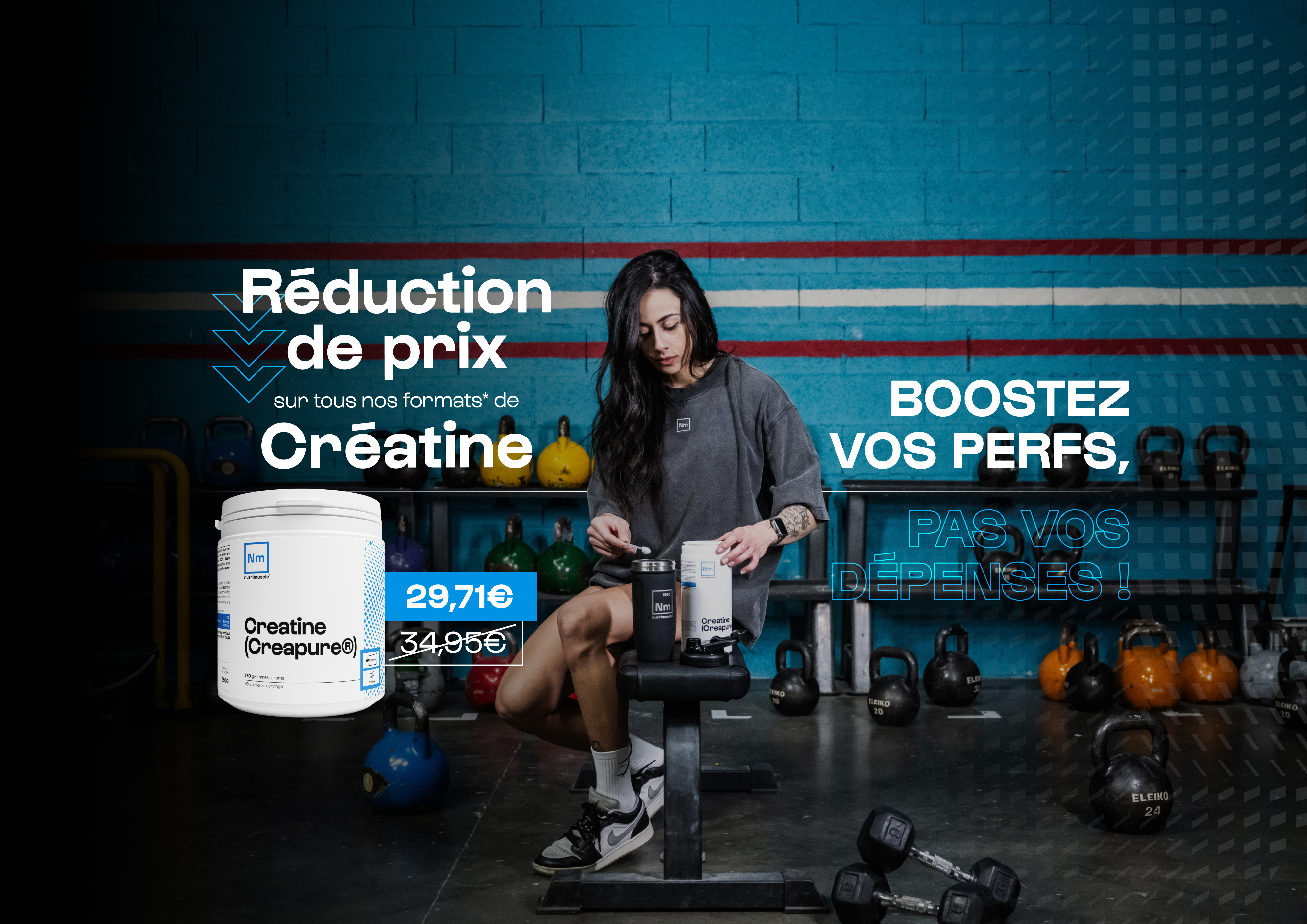 Creatine at a reduced price*