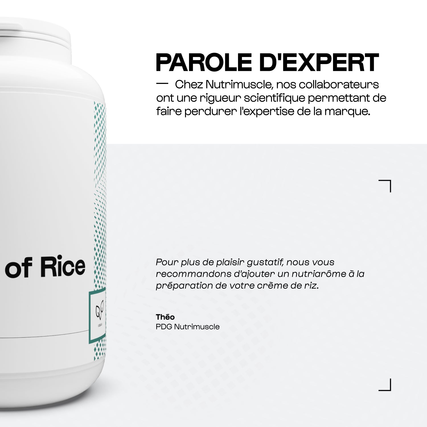Crème de riz