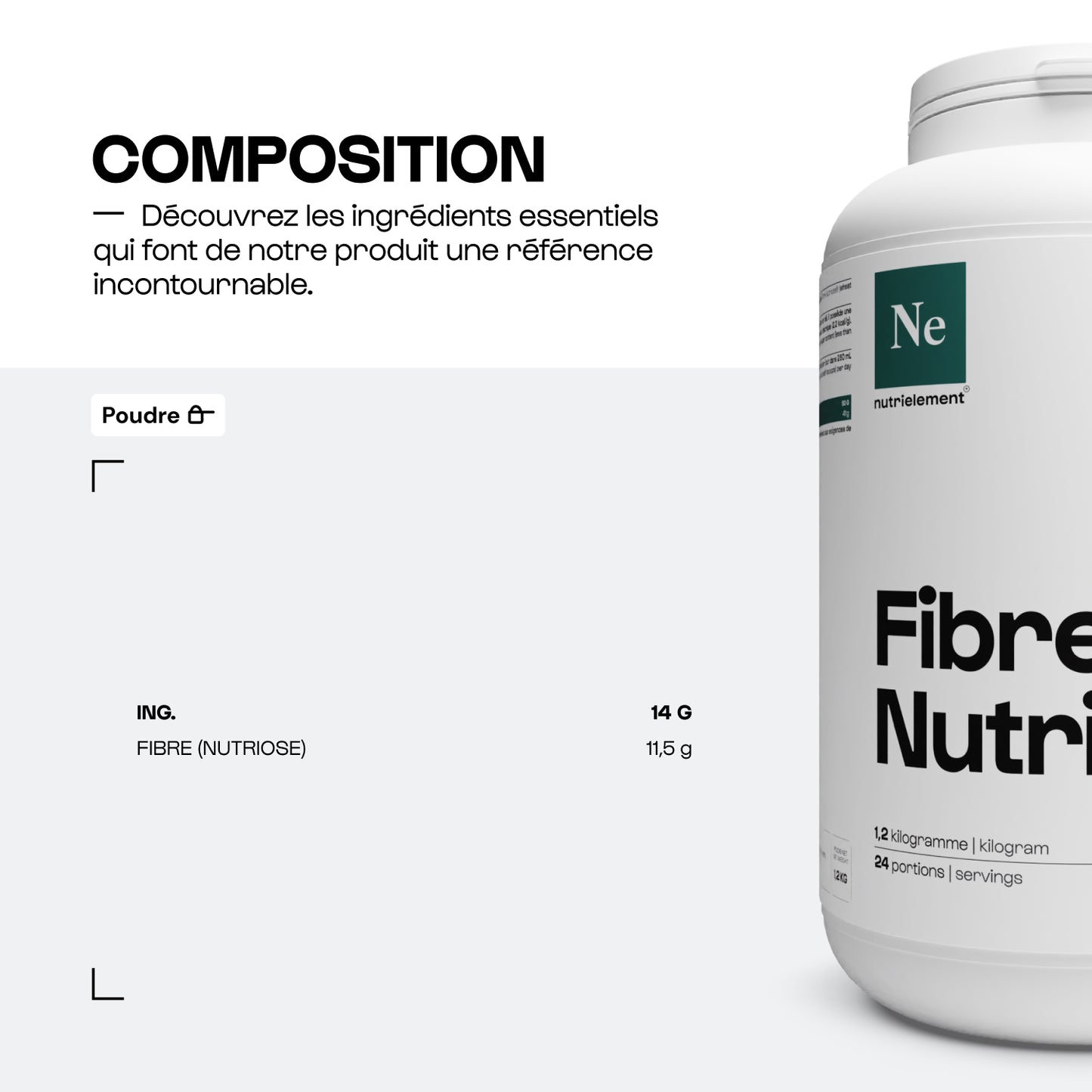 Nutrifibres en poudre