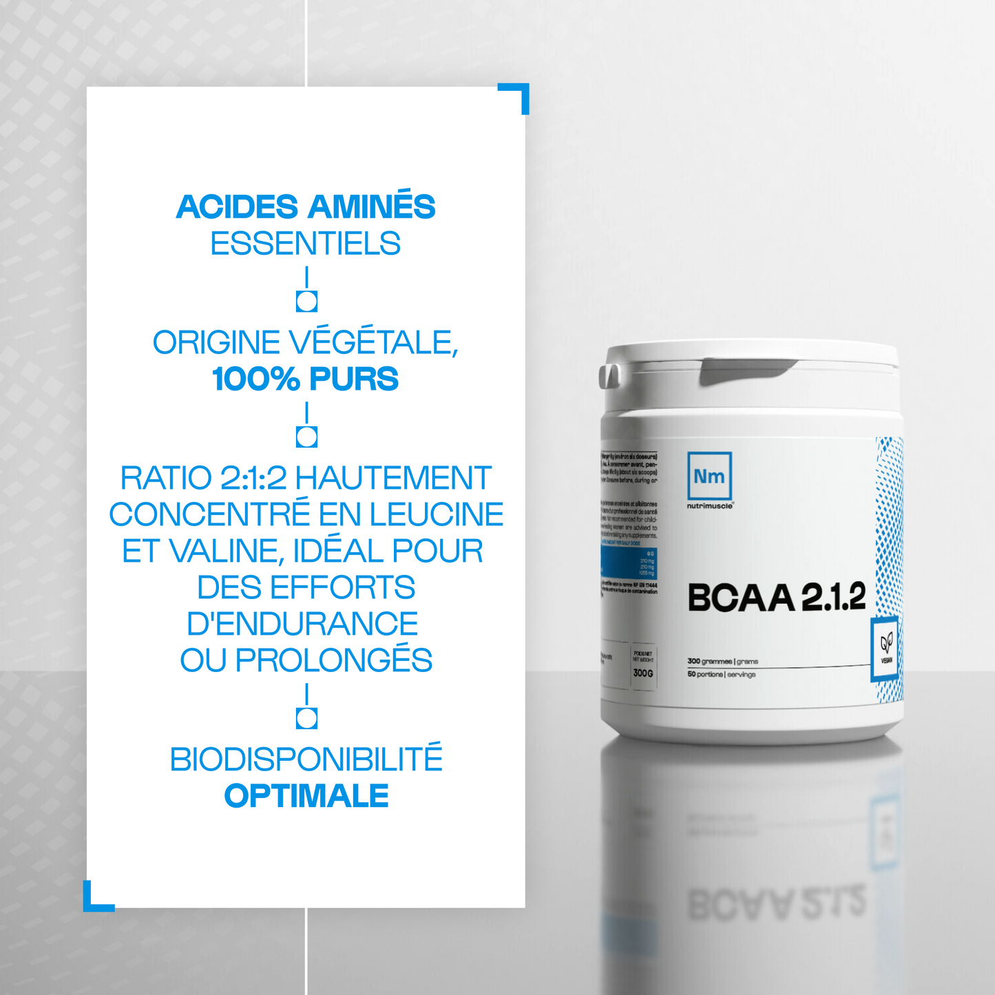 BCAA 2.1.2 Energie musculaire - poudre
