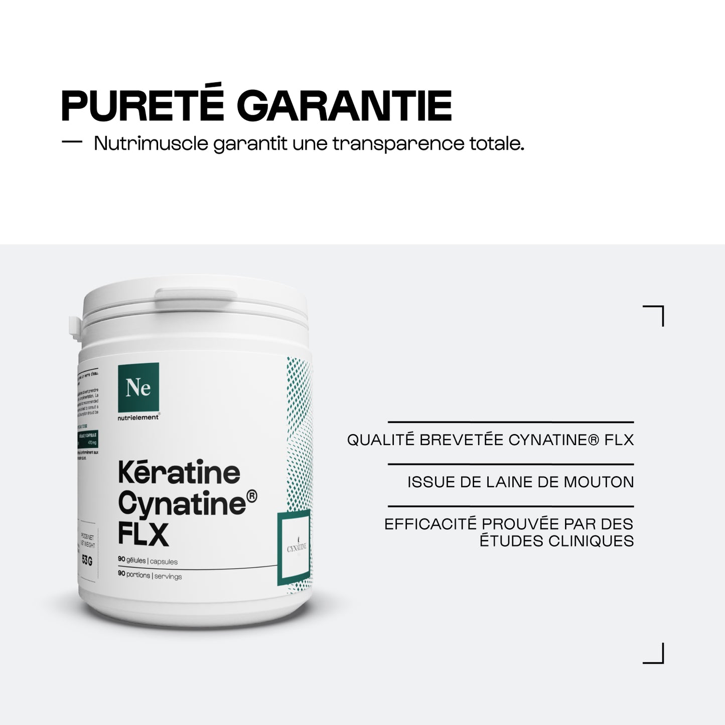 Kératine (Cynatine® - FLX) en gélules