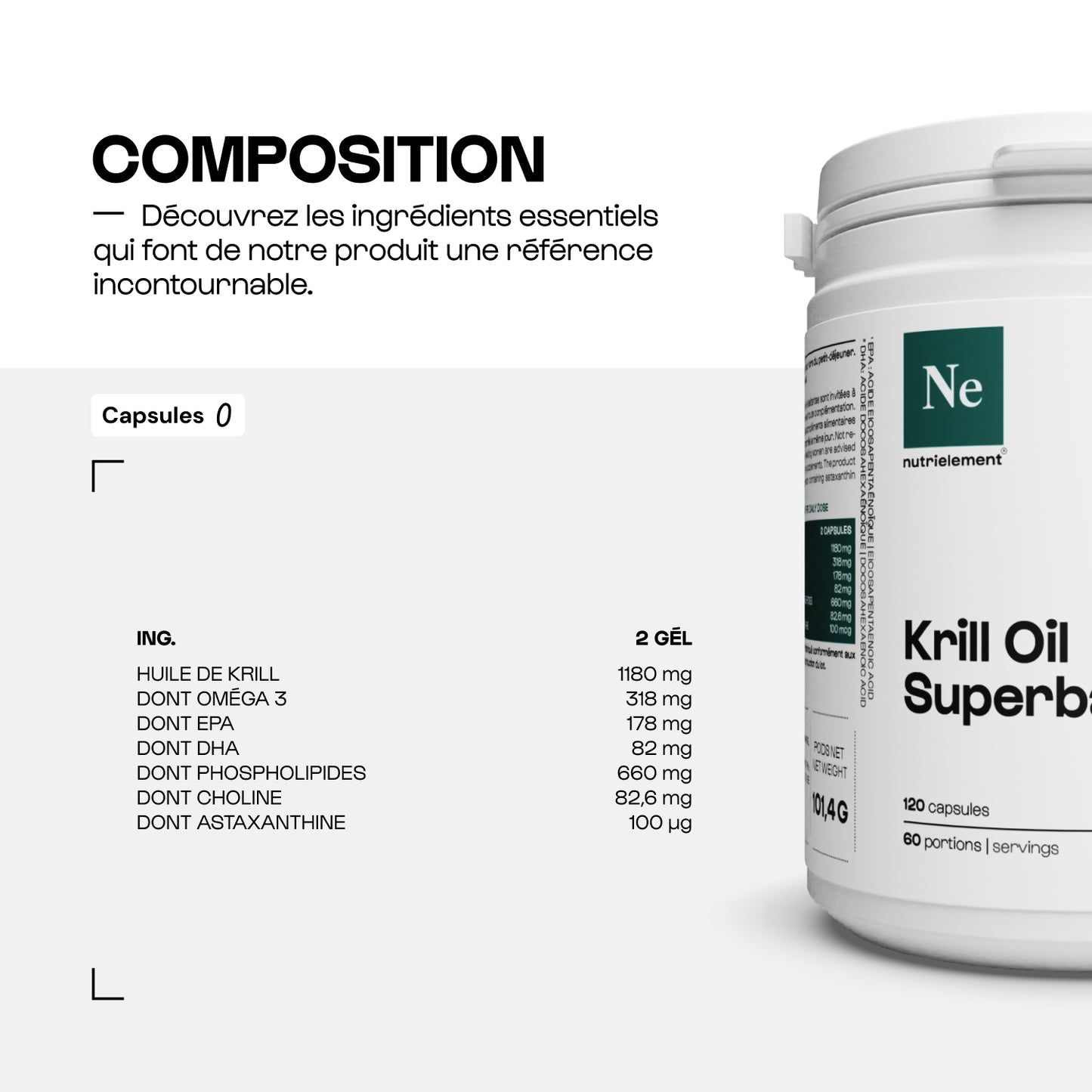 Huile de Krill SuperbaBoost®
