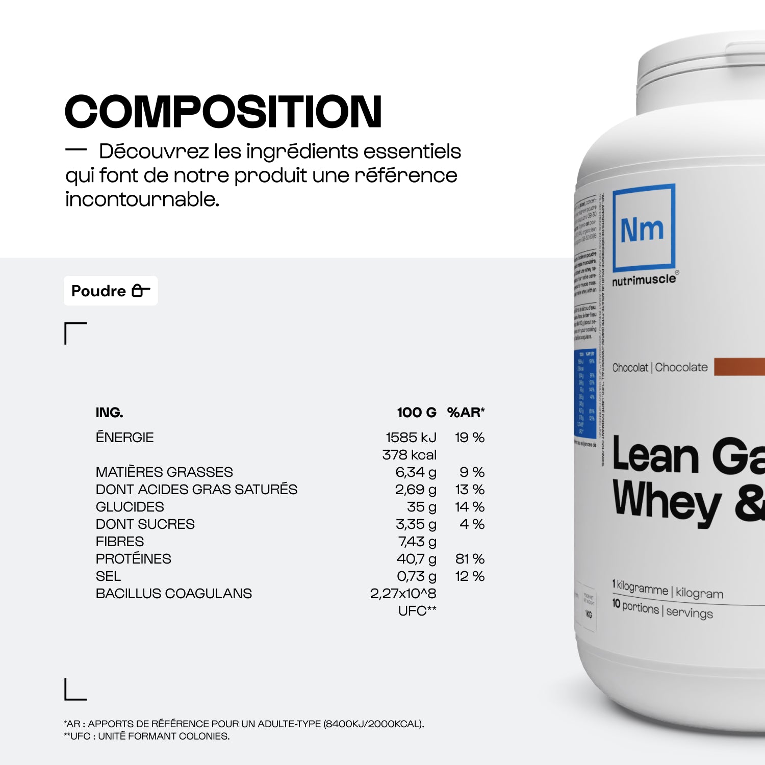 Lean Gainer Whey Avoine