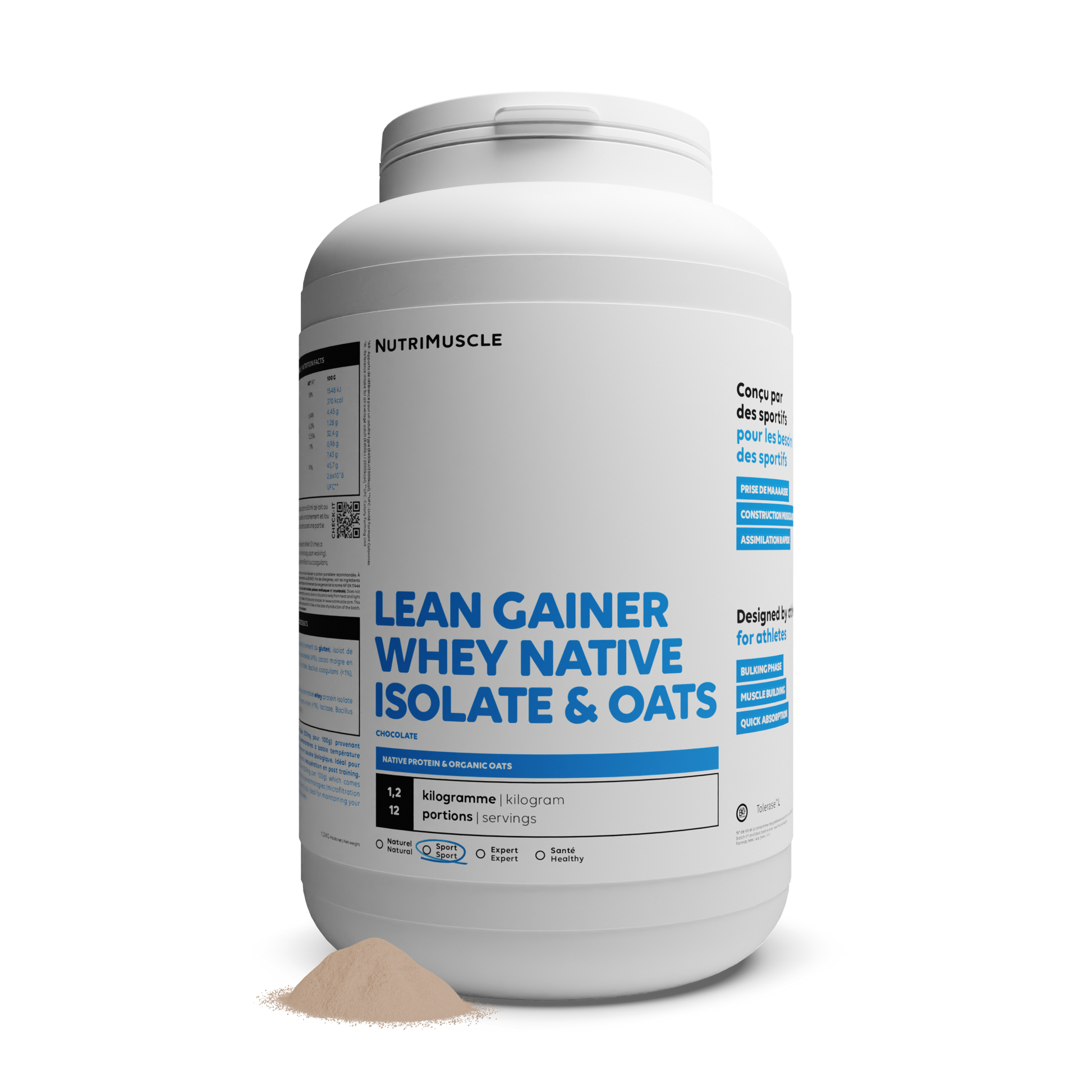 Lean Gainer Isolat de Whey Avoine