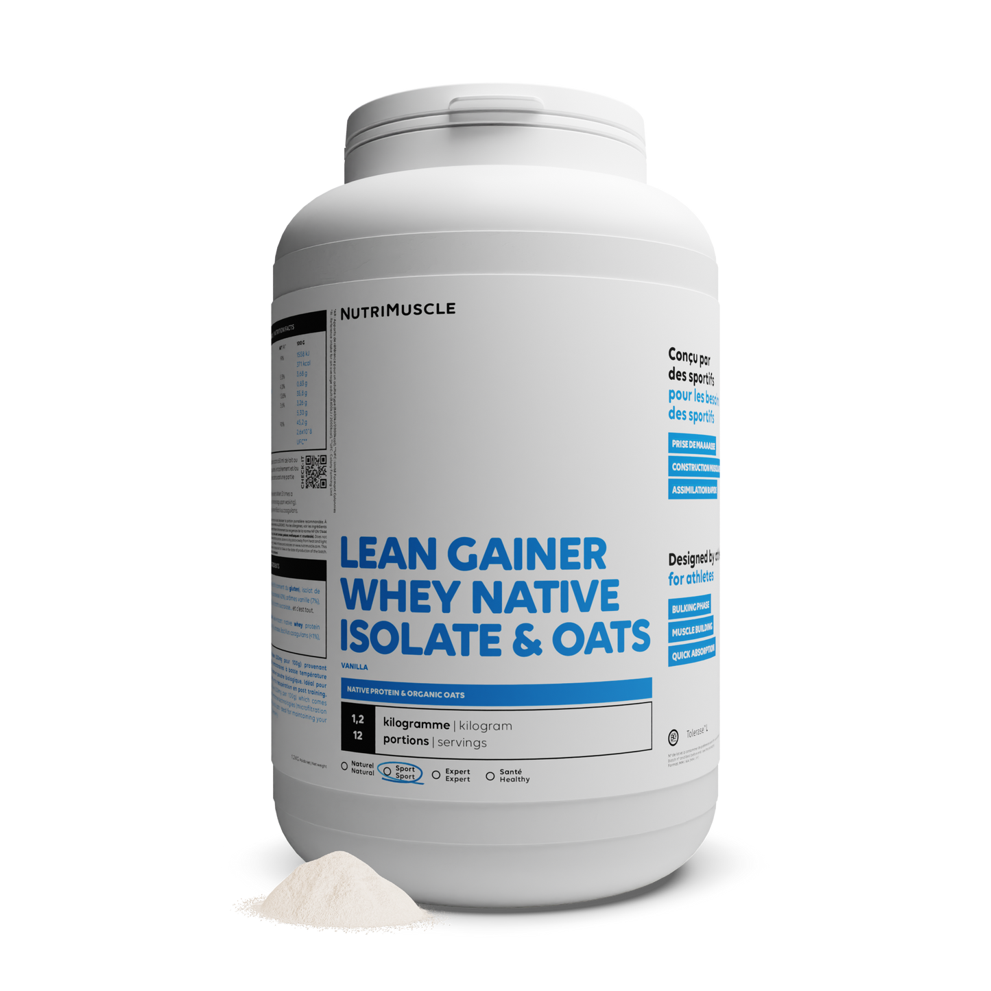 Lean Gainer Isolat de Whey Avoine