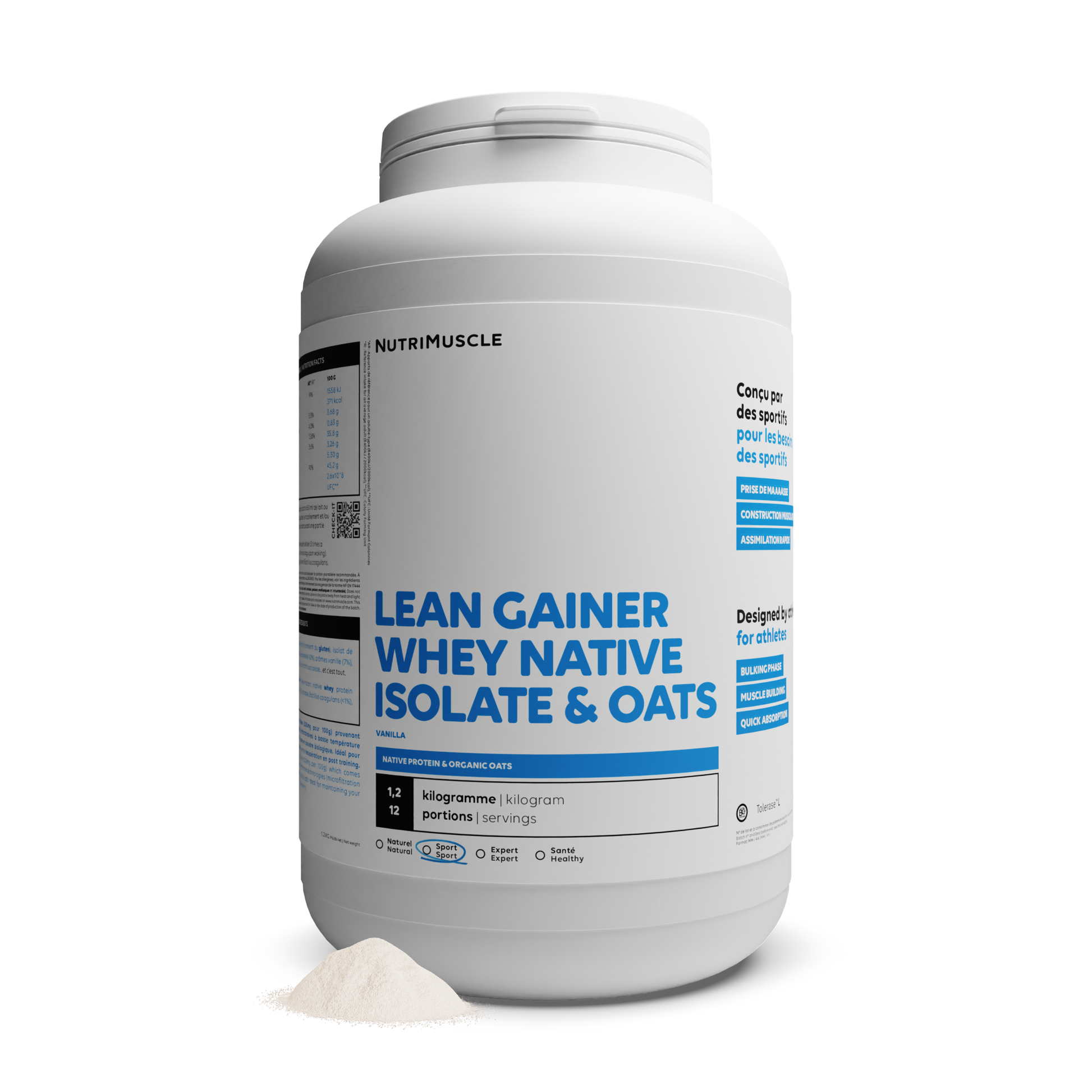 Lean Gainer Isolat de Whey Avoine