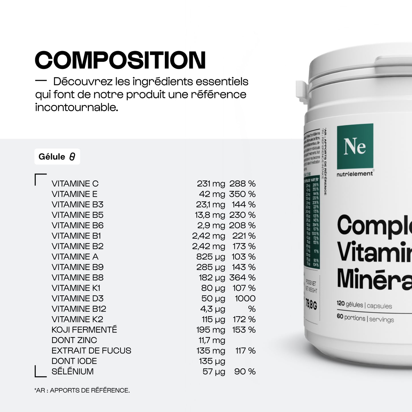 Complexe Vitamines & Minéraux