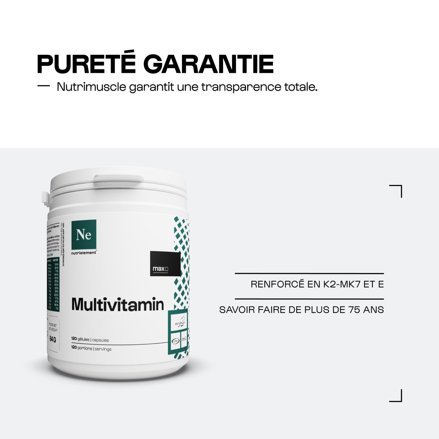 Multivitamines Max en gélules