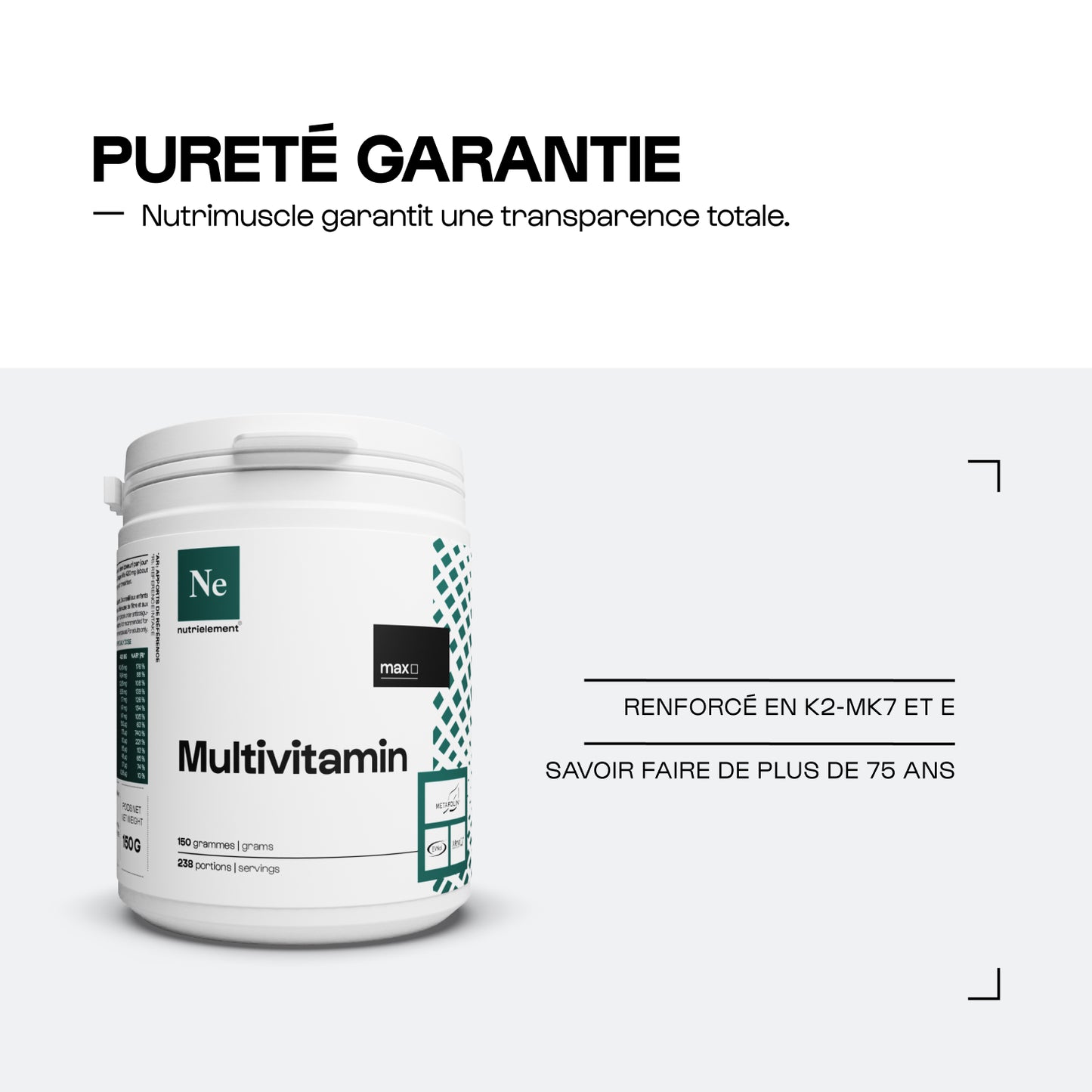 Multivitamines Max en poudre