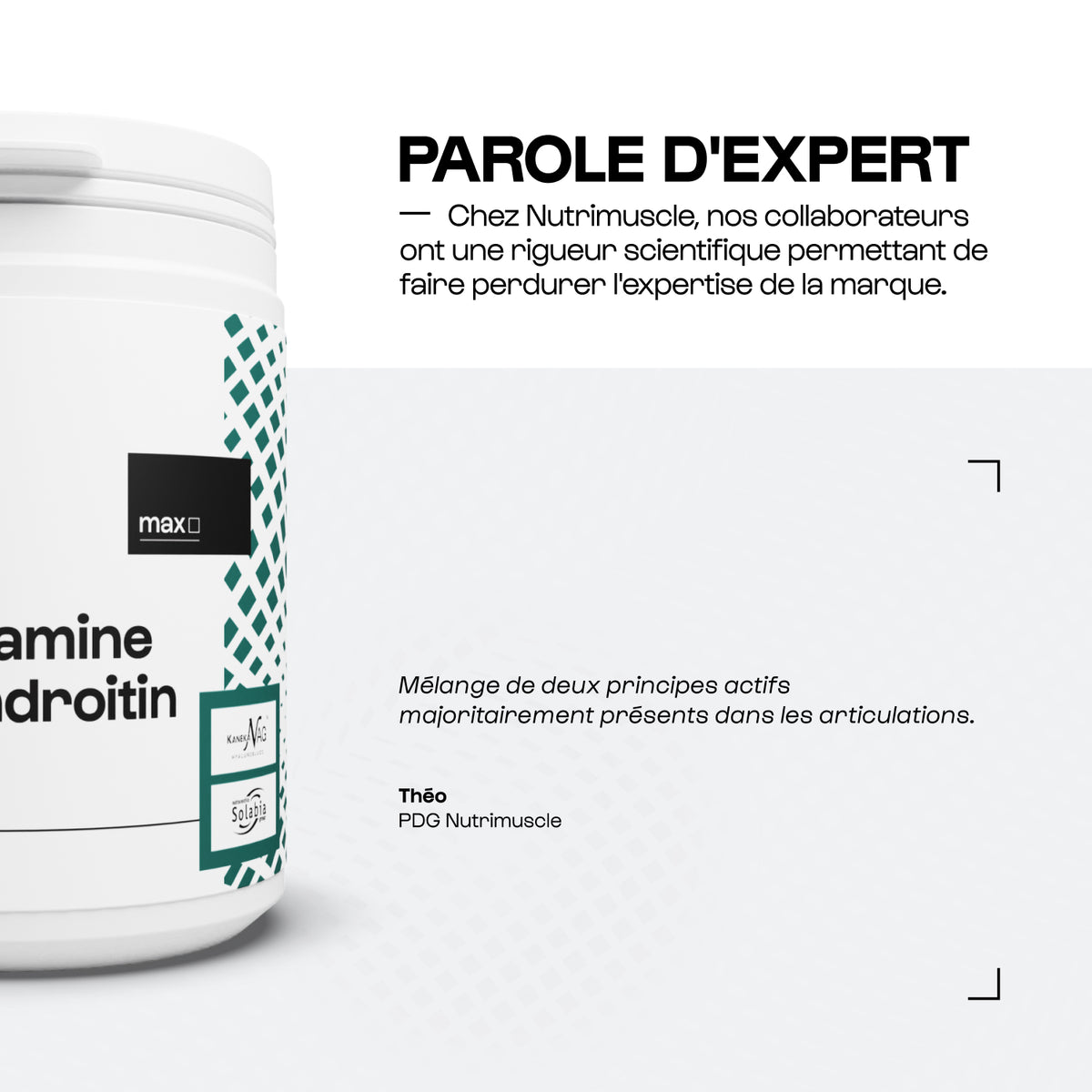 Mix Glucosamine + Chondroïtine en poudre