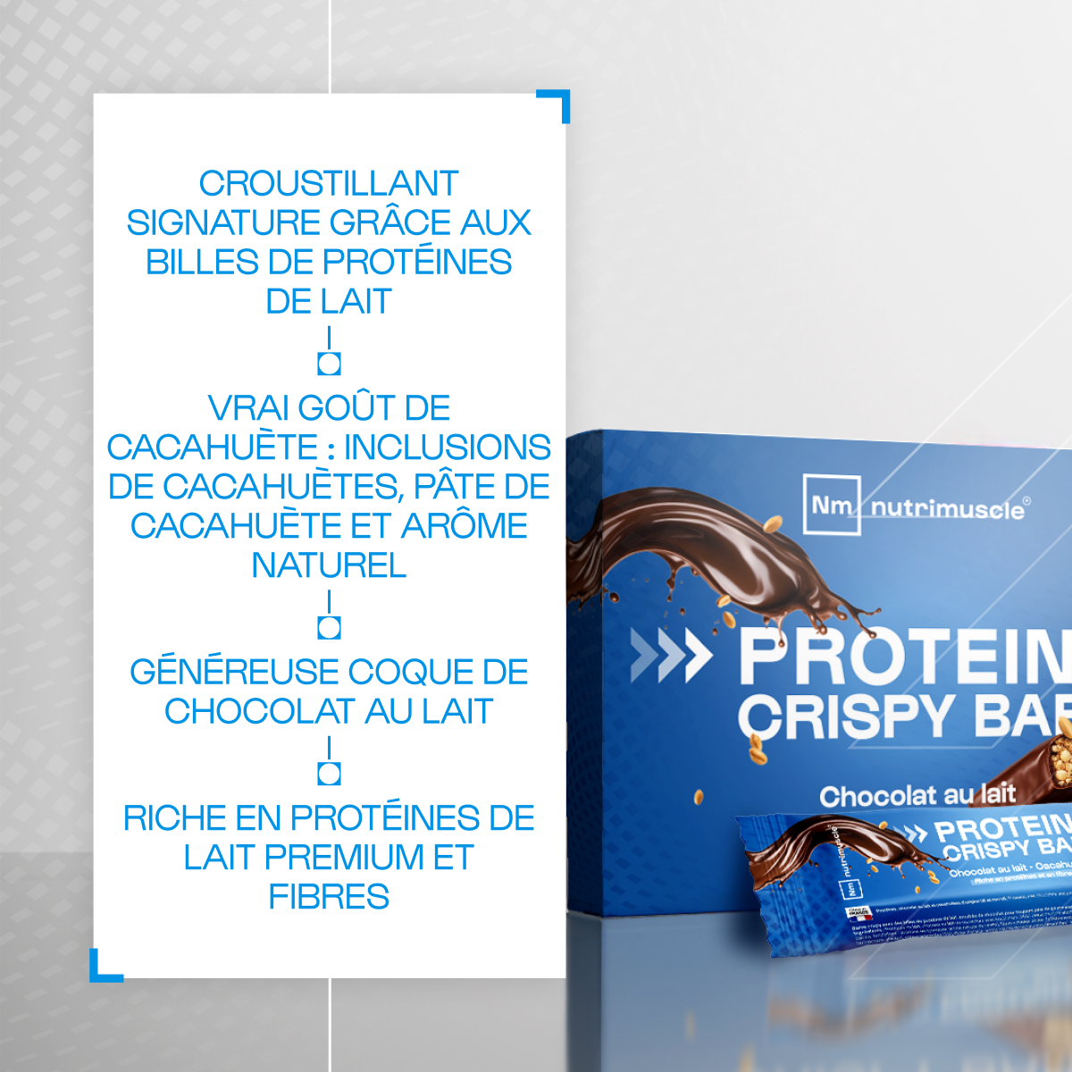 Protein Cripsy Bar - lot de 4
