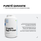 Protéine d'oeuf en poudre biologique
