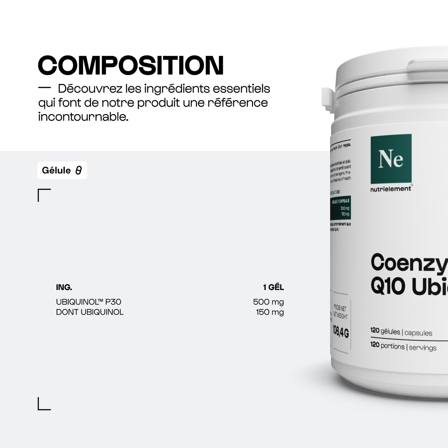 Ubiquinol Q10 en gélules