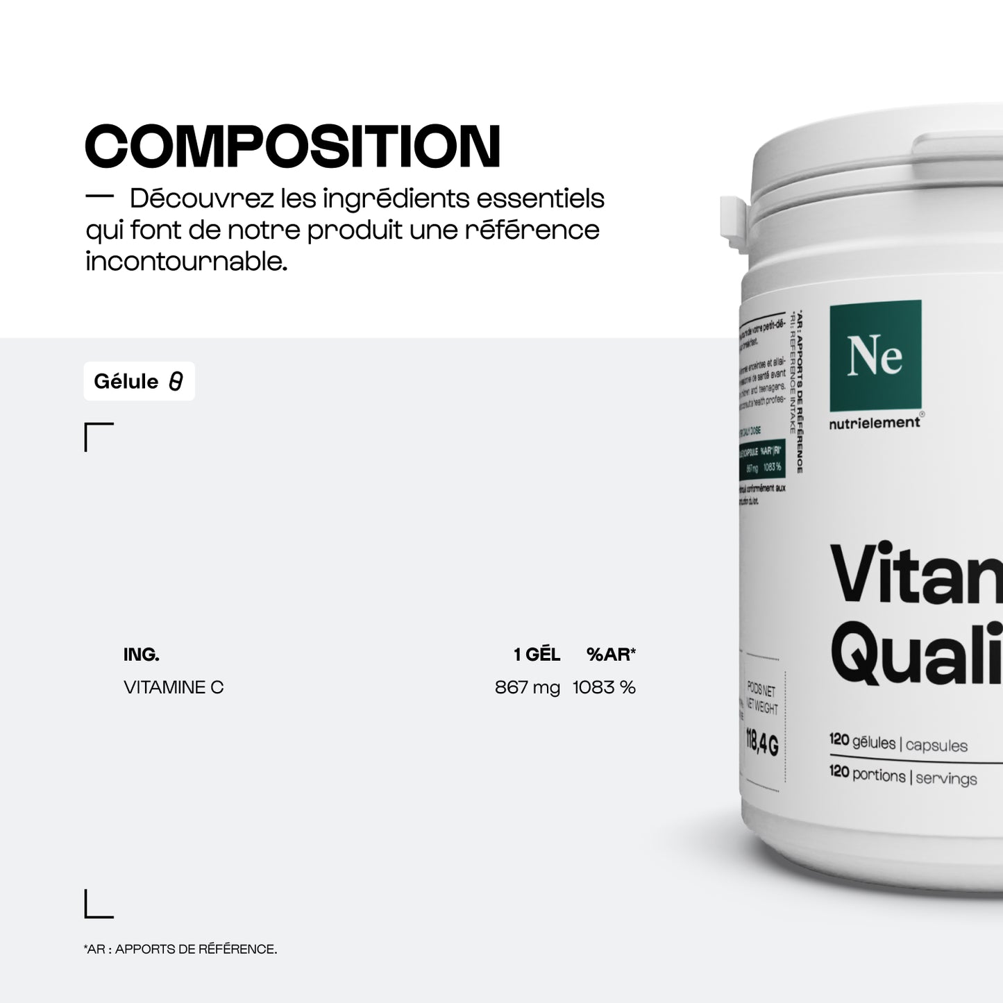 Vitamine C Quali®C en gélules