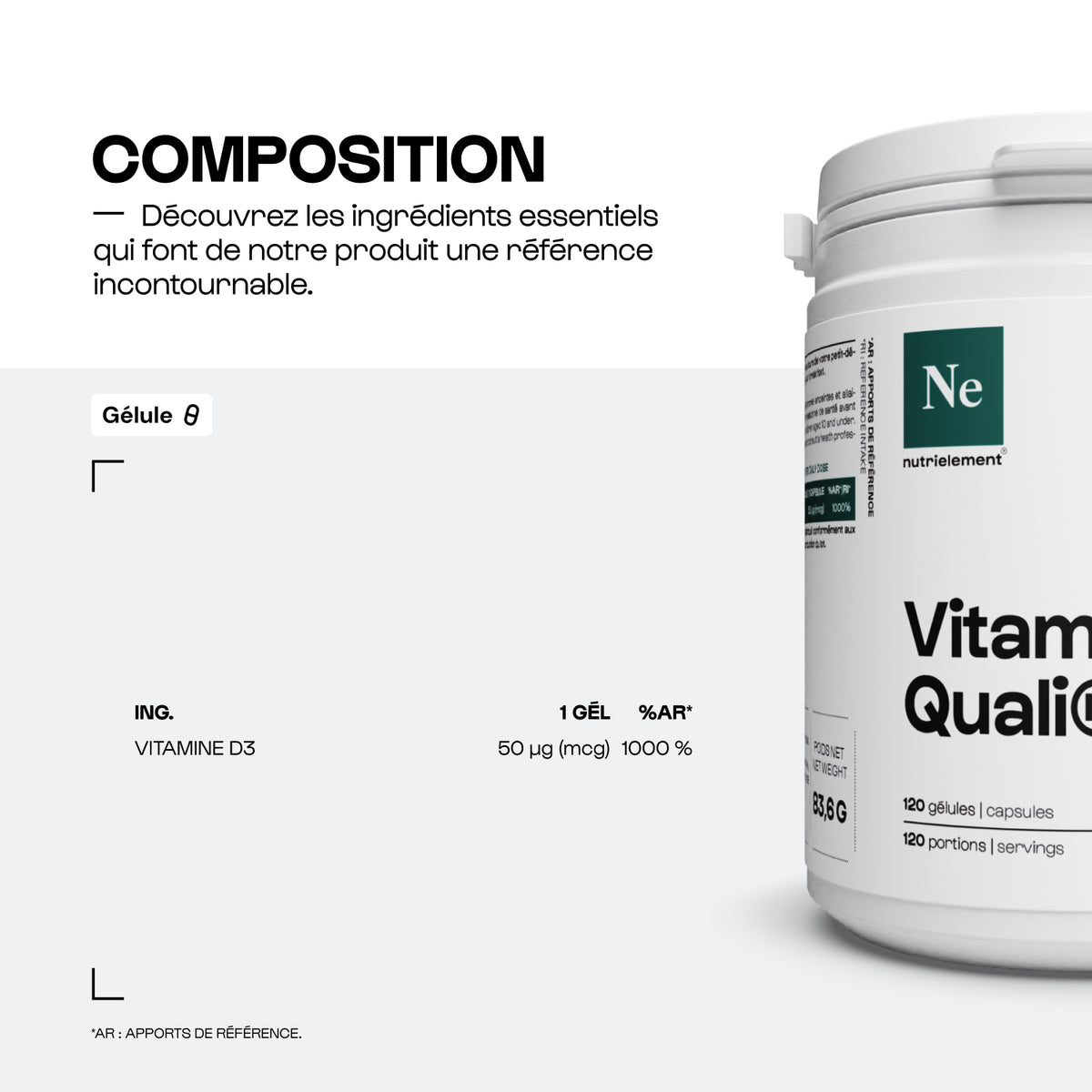 Vitamine D3 Quali®-D