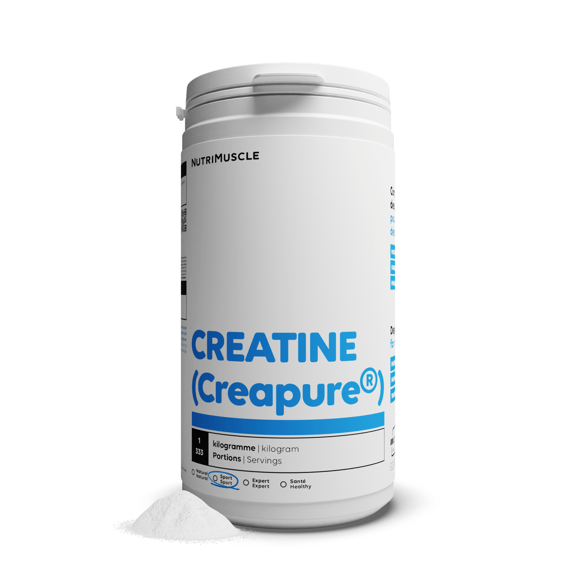 Nutrimuscle Acides aminés 1.00 kg Créatine (Creapure®) en poudre