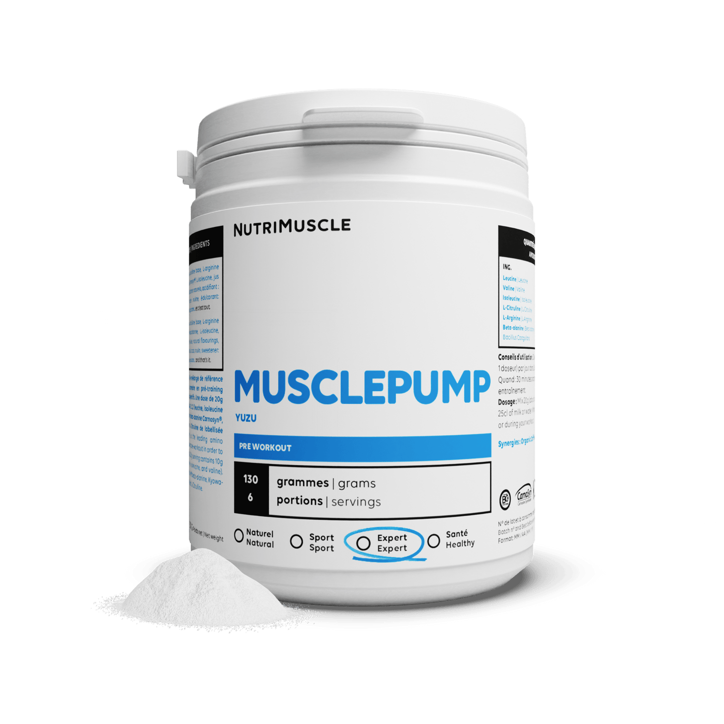 Nutrimuscle Acides aminés Yuzu / 130 g MusclePump