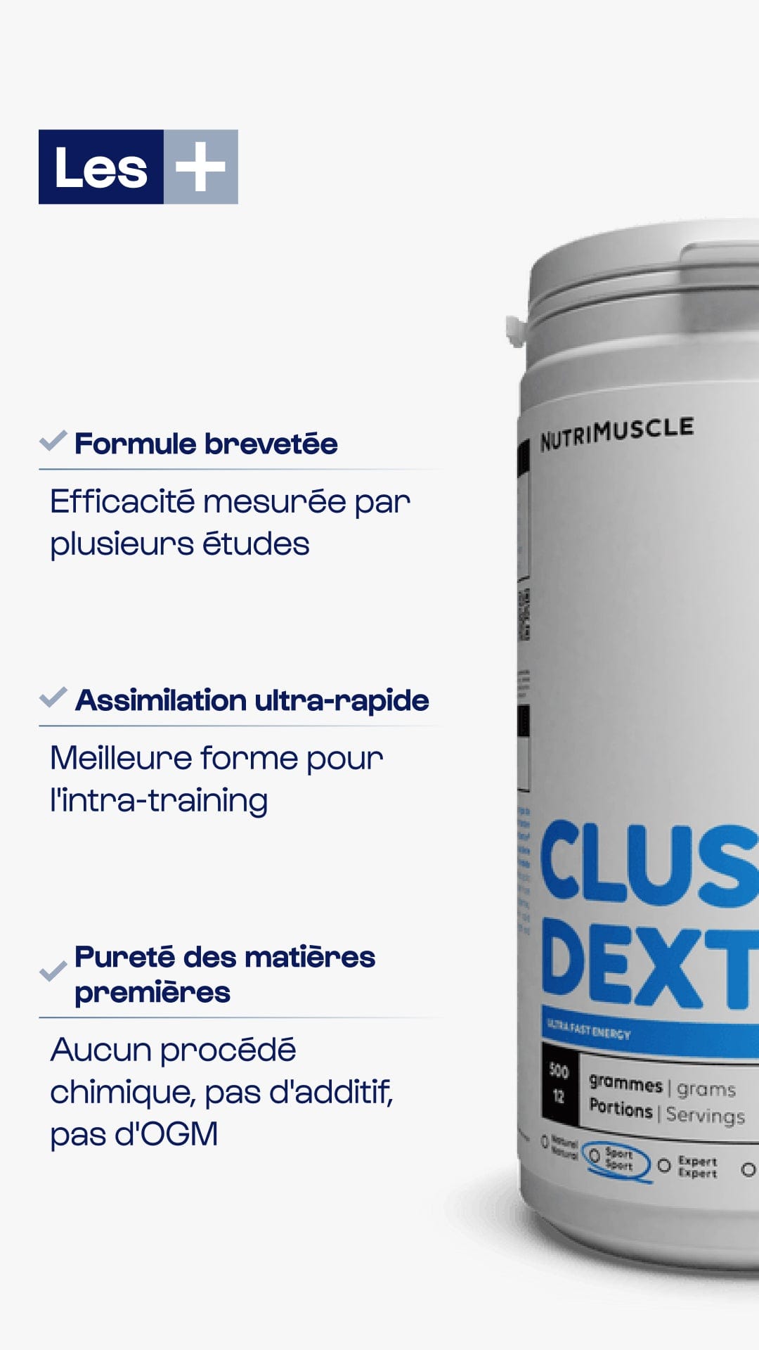 Nutrimuscle Glucides Cluster Dextrin®