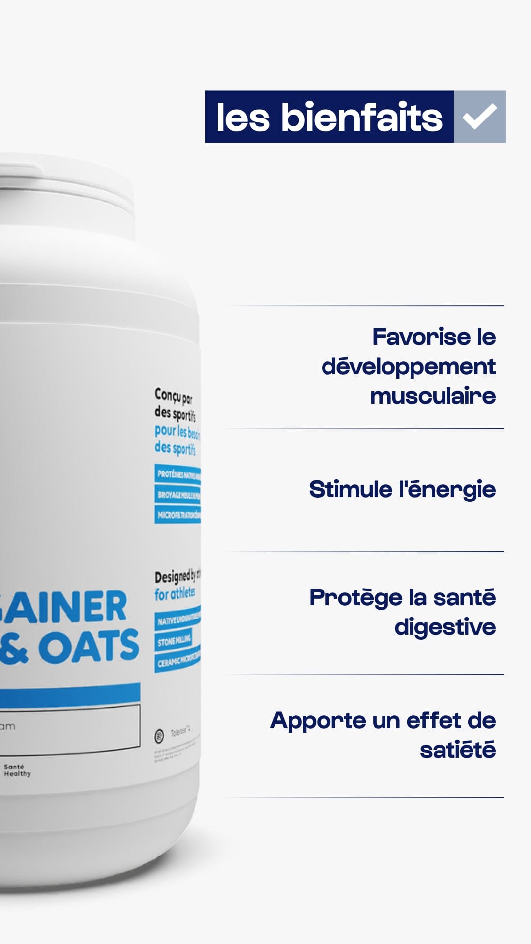Nutrimuscle Glucides Lean Gainer Whey Avoine