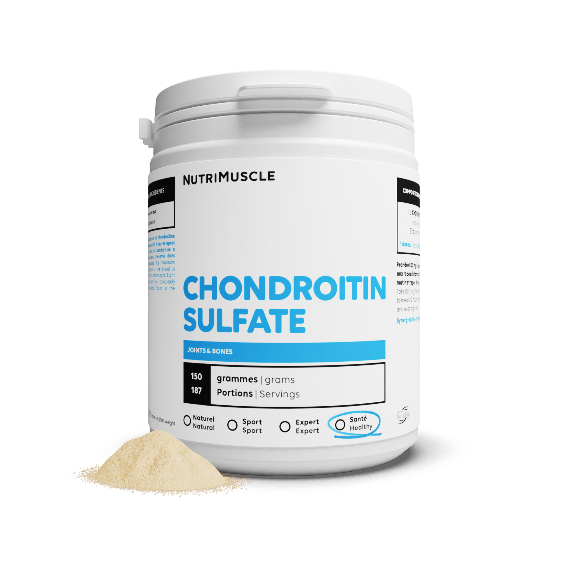 Nutrimuscle Nutriments 150 g Chondroïtine Sulfate en poudre