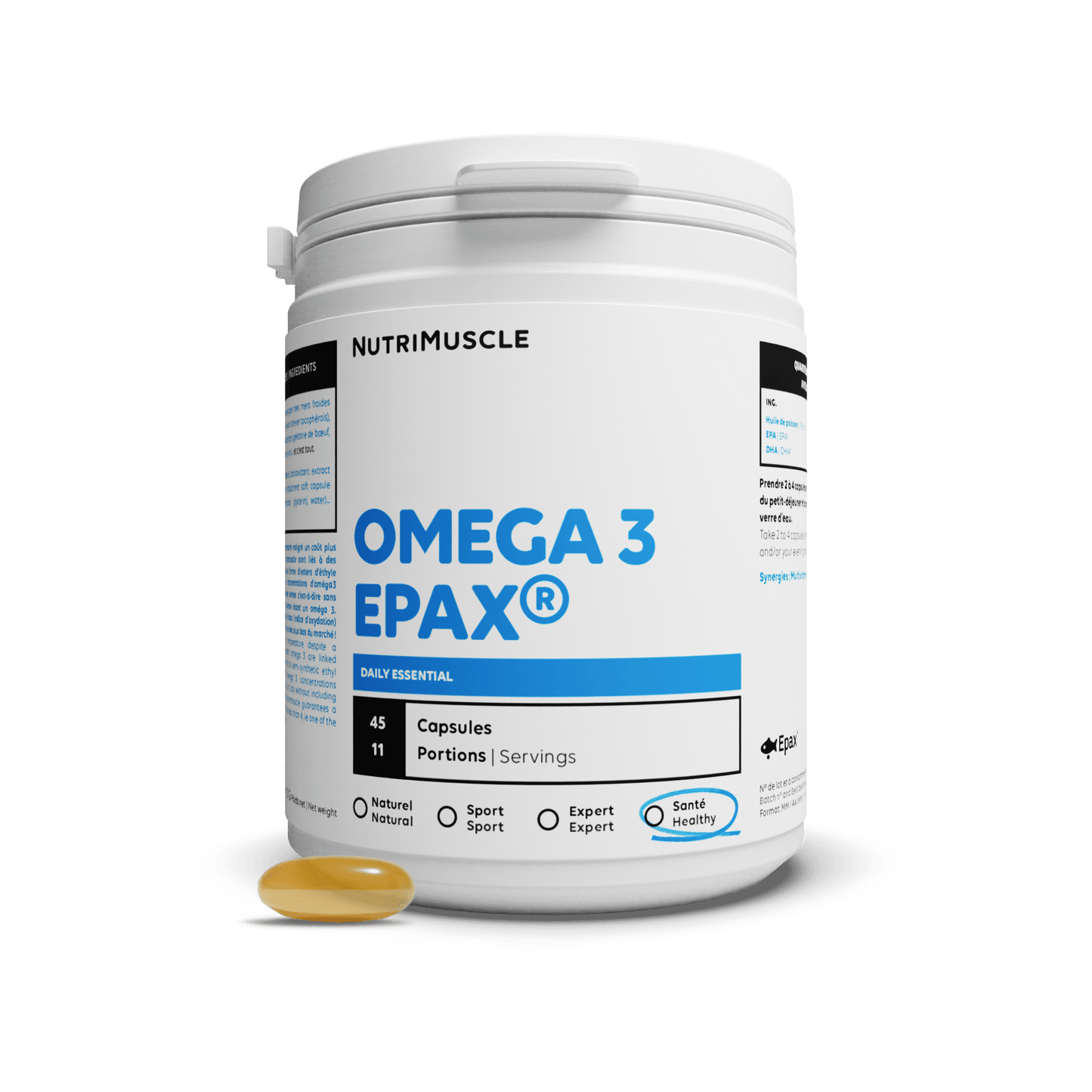 Nutrimuscle Nutriments Oméga 3 Epax®